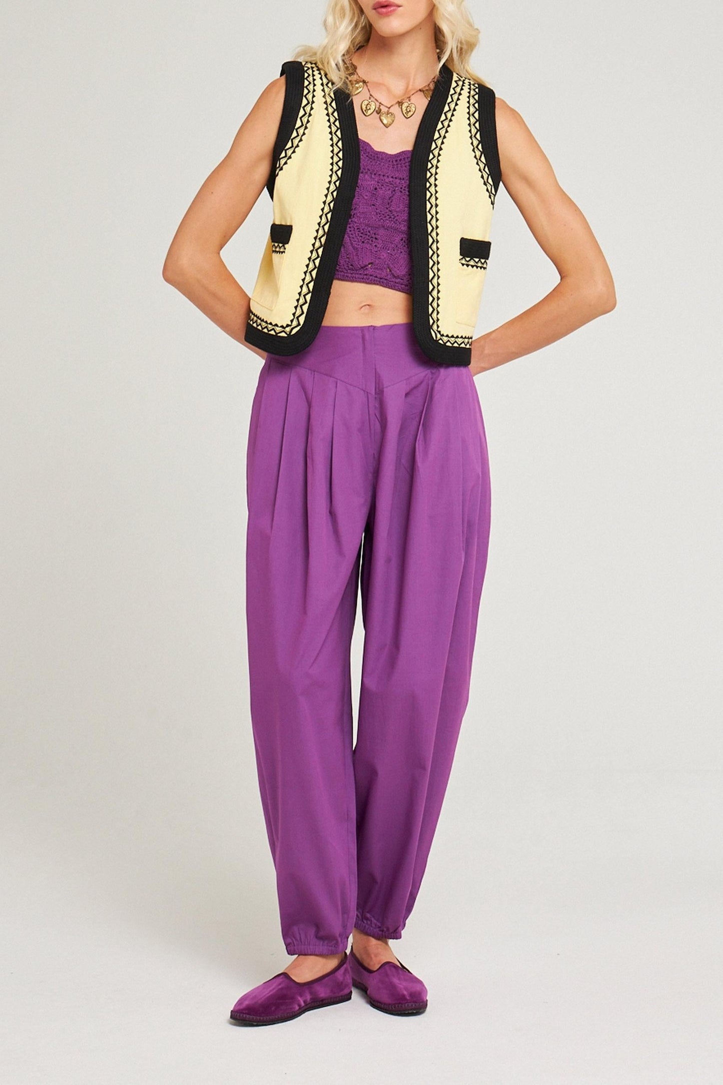 Gilet brodé Kim
