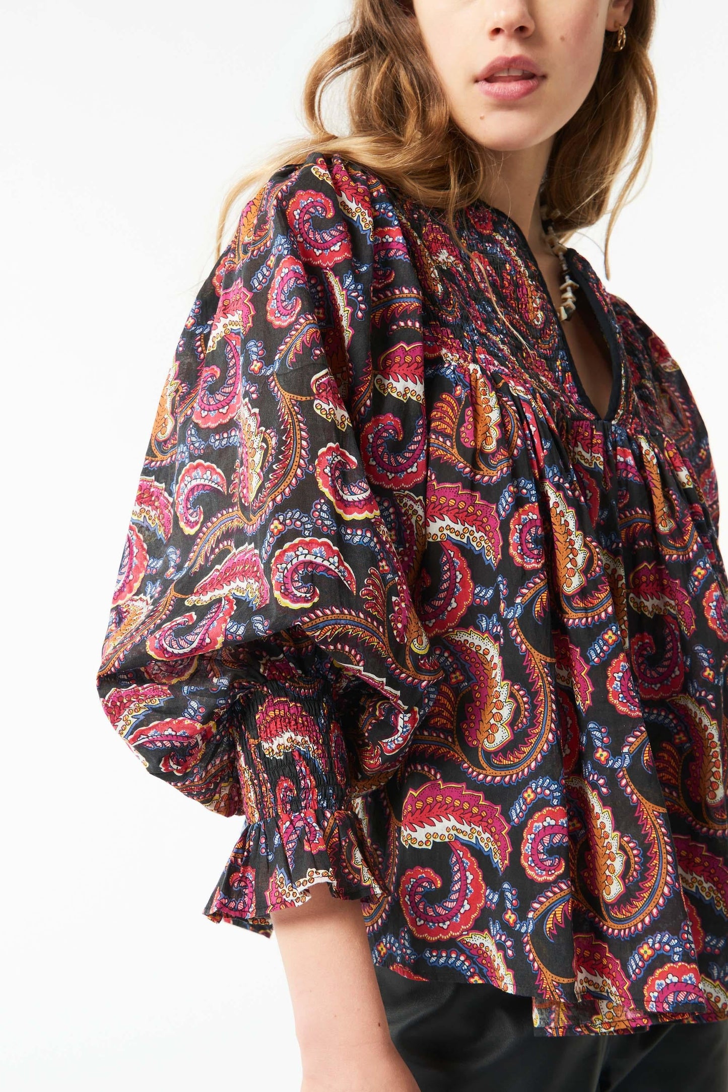 Piotr printed blouse