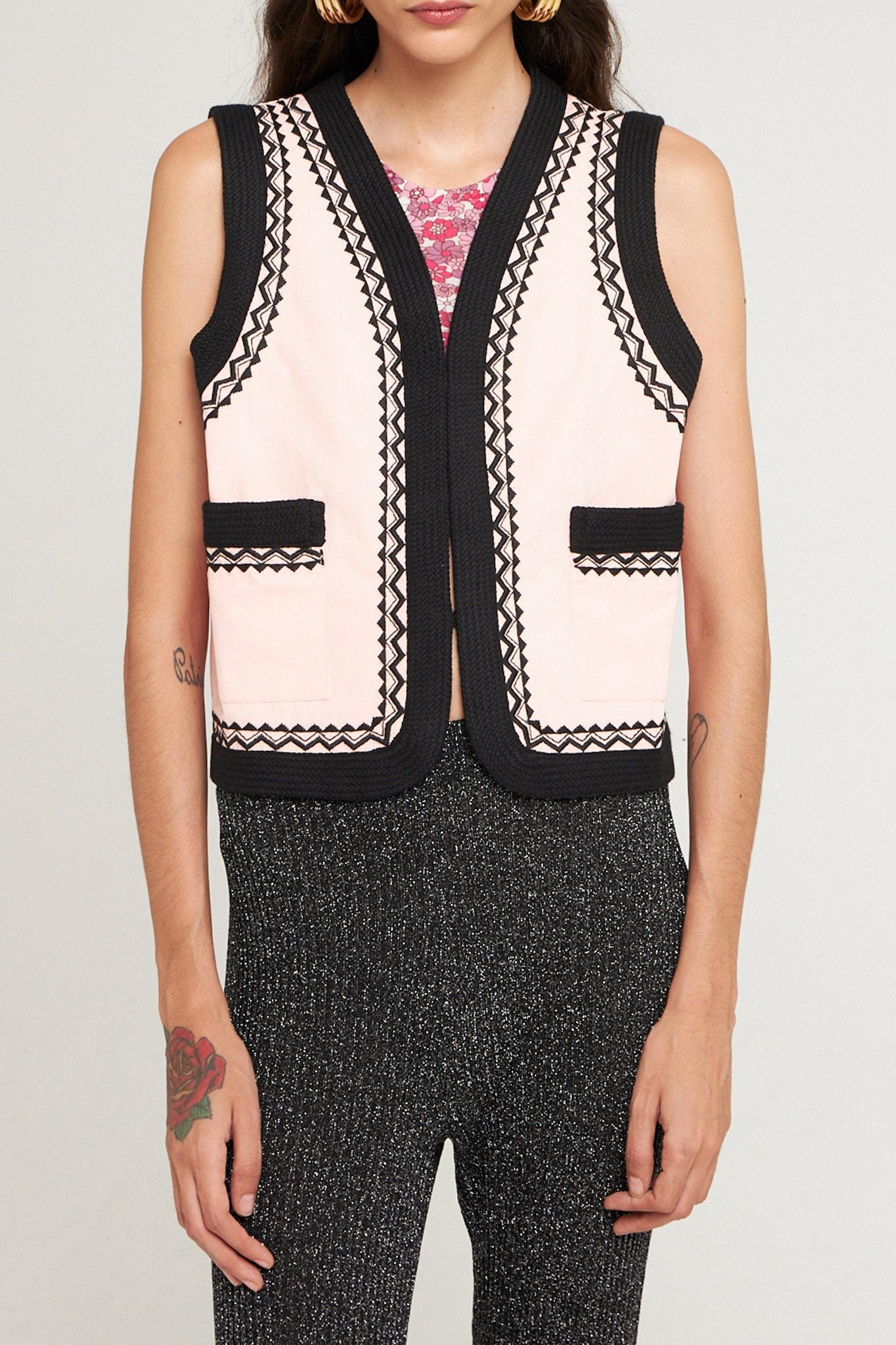 Gilet brodé Kim