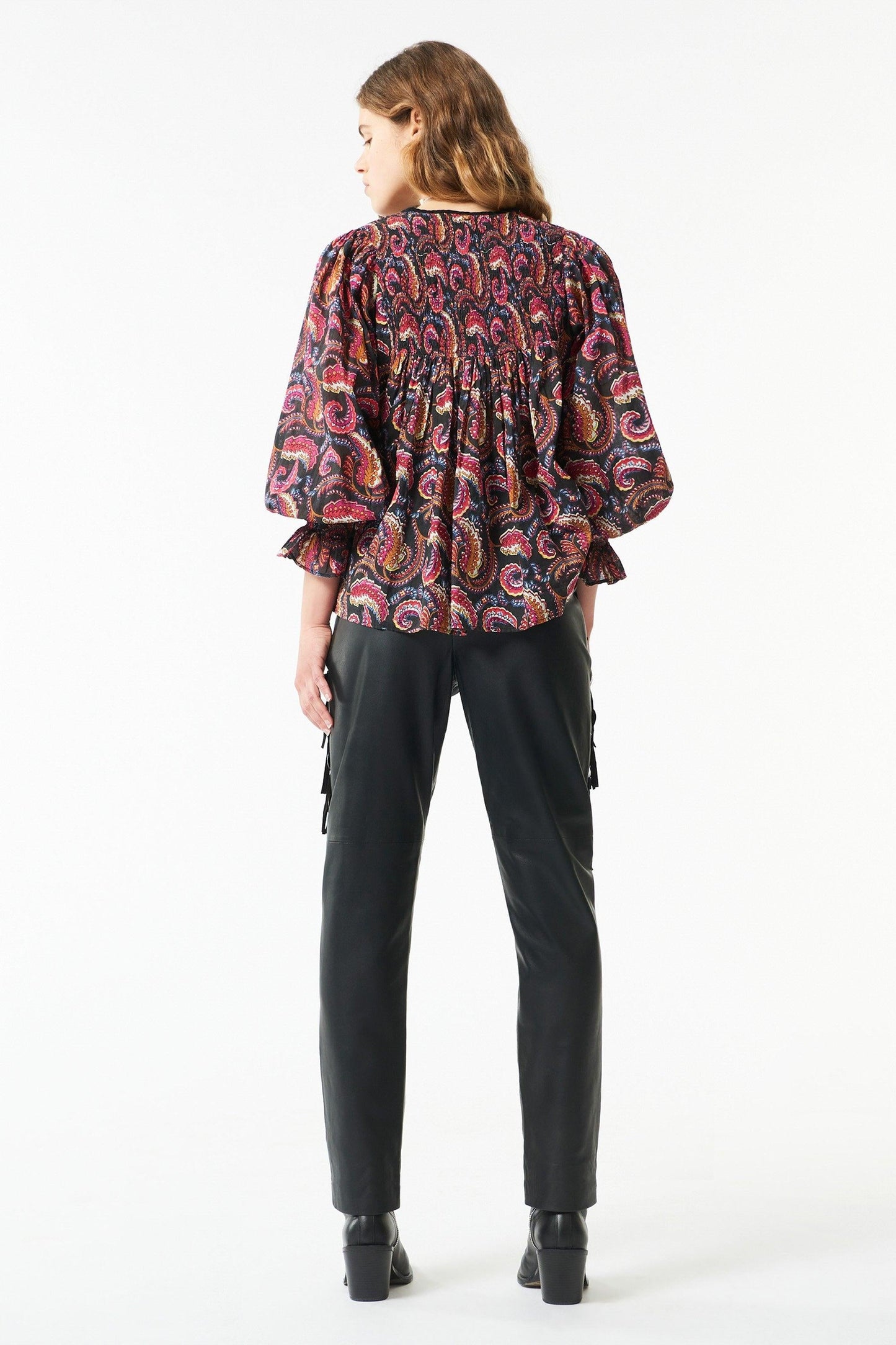 Piotr printed blouse