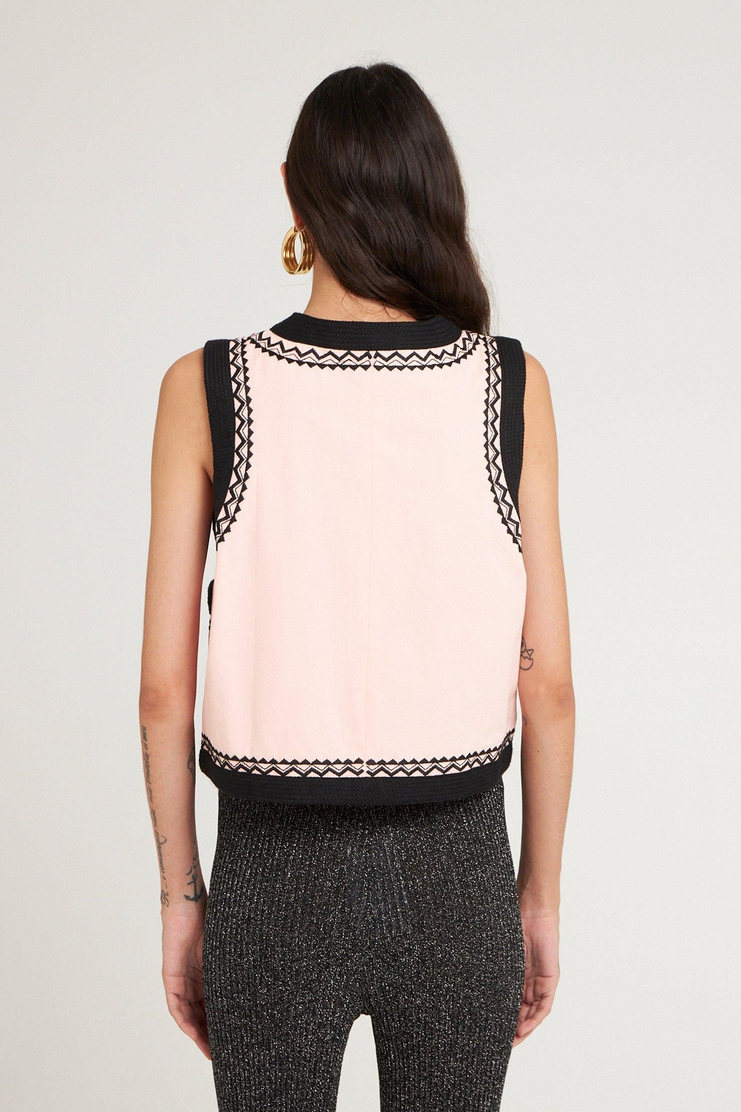 Gilet brodé Kim
