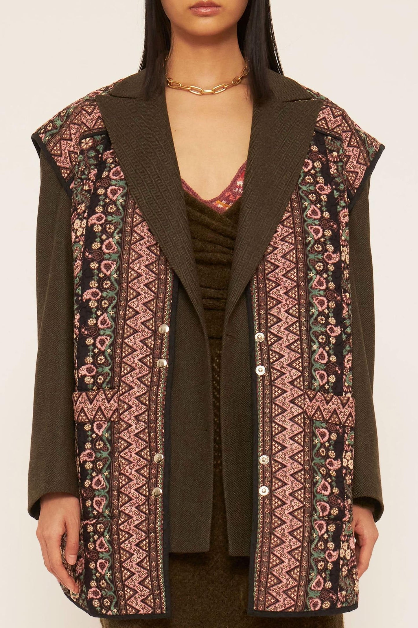 Helena sleeveless jacket