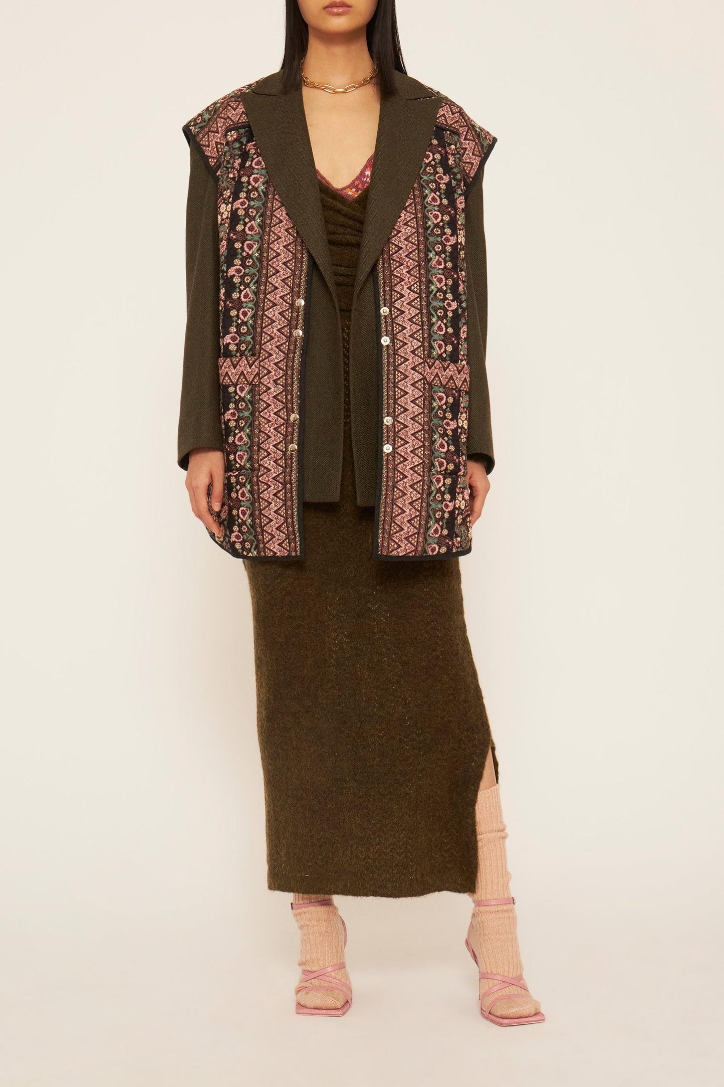Helena sleeveless jacket