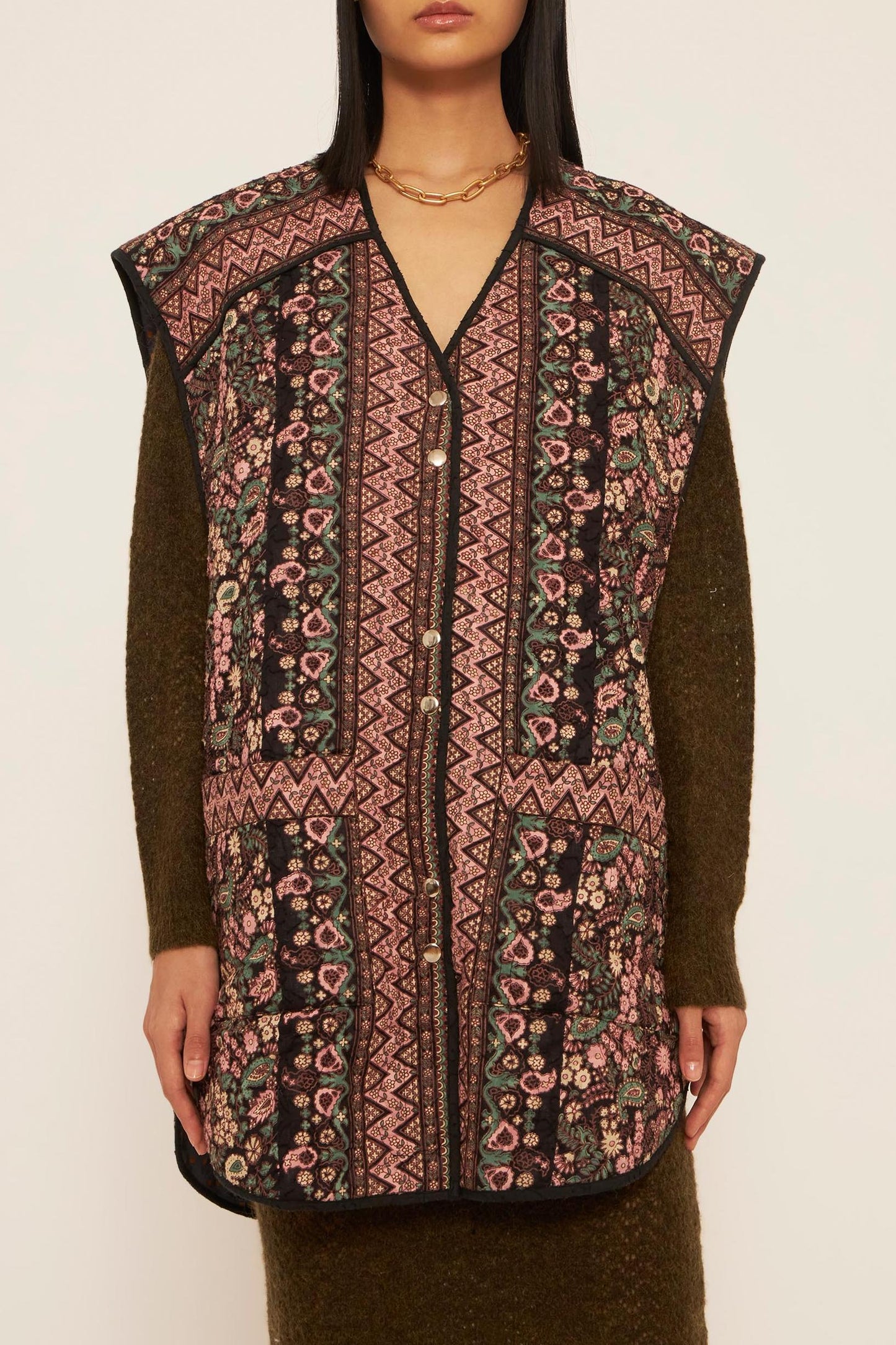 Helena sleeveless jacket