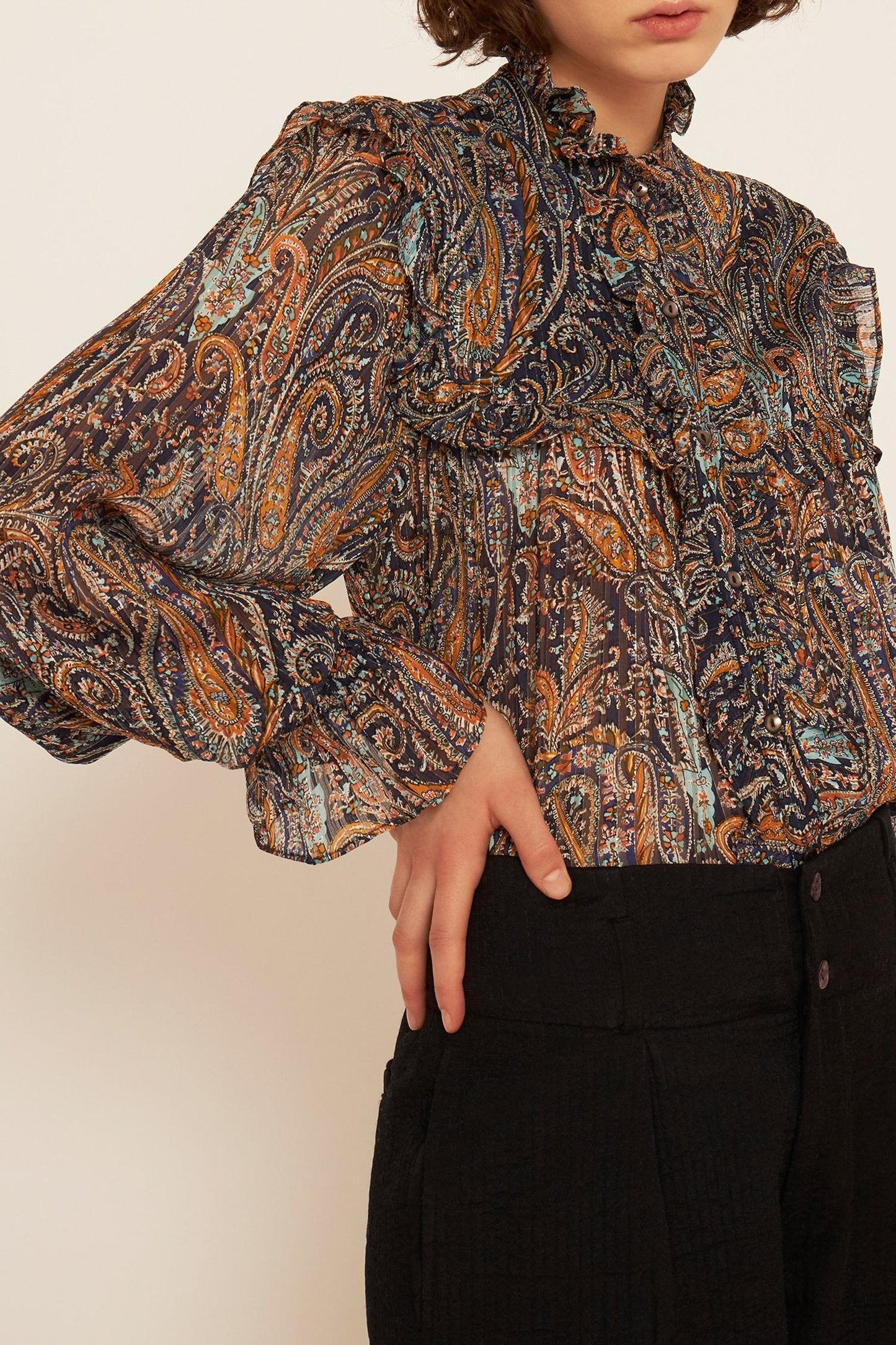 Elvis sheer blouse