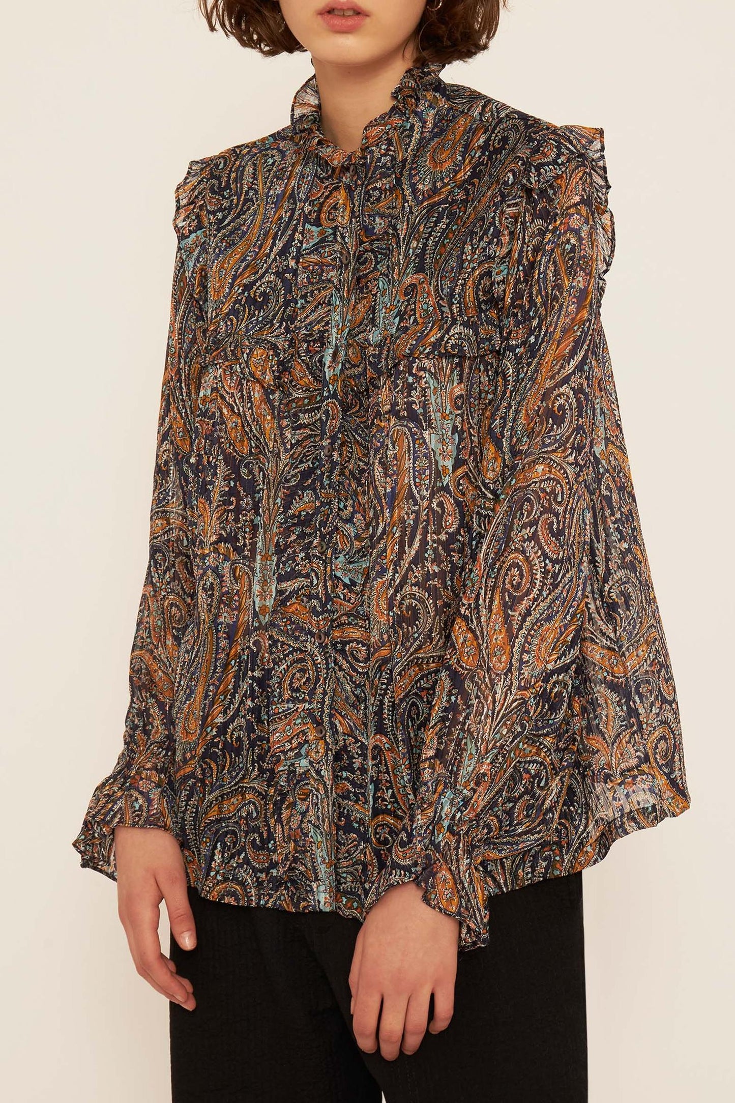 Elvis sheer blouse