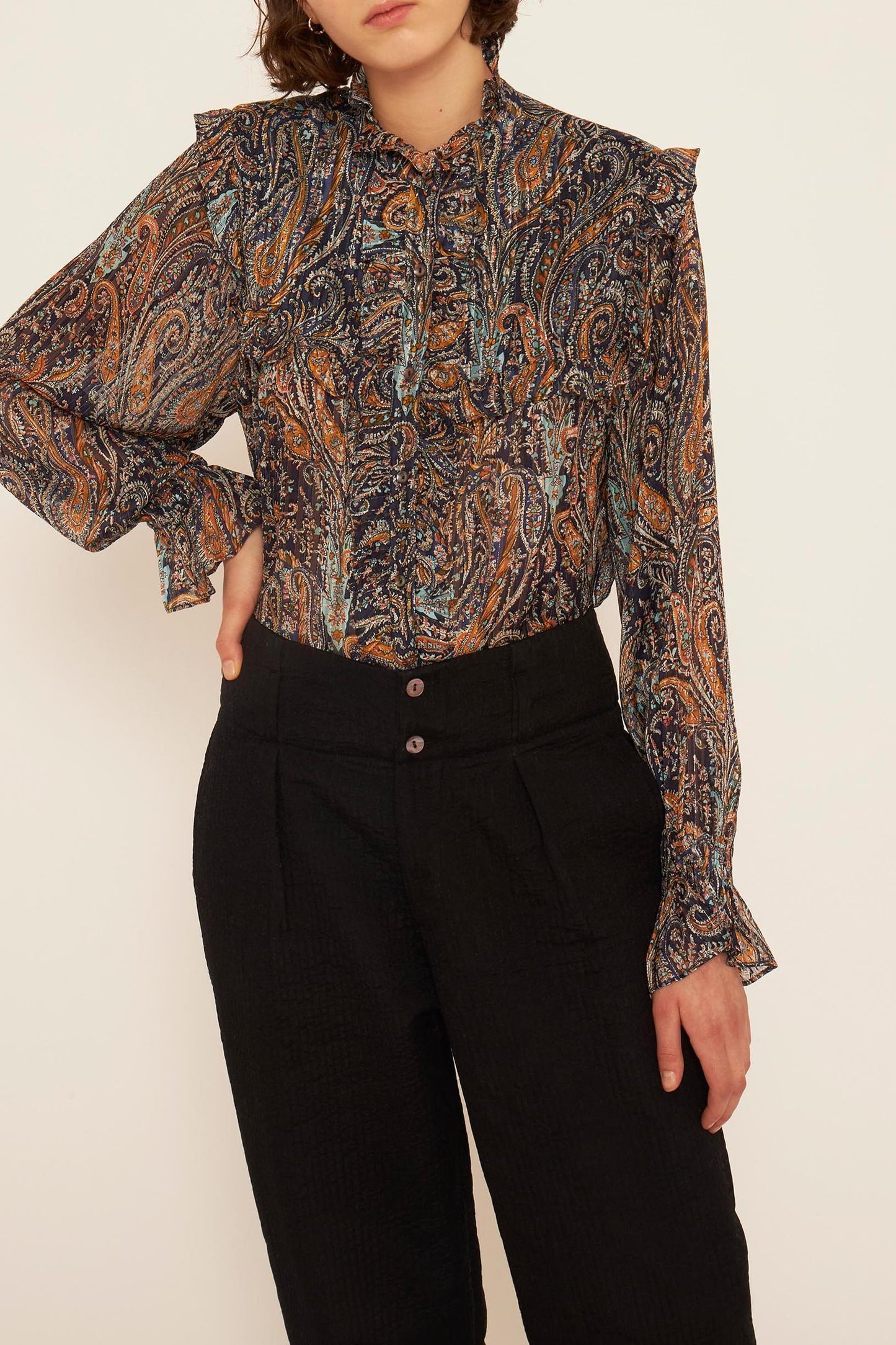 Elvis sheer blouse