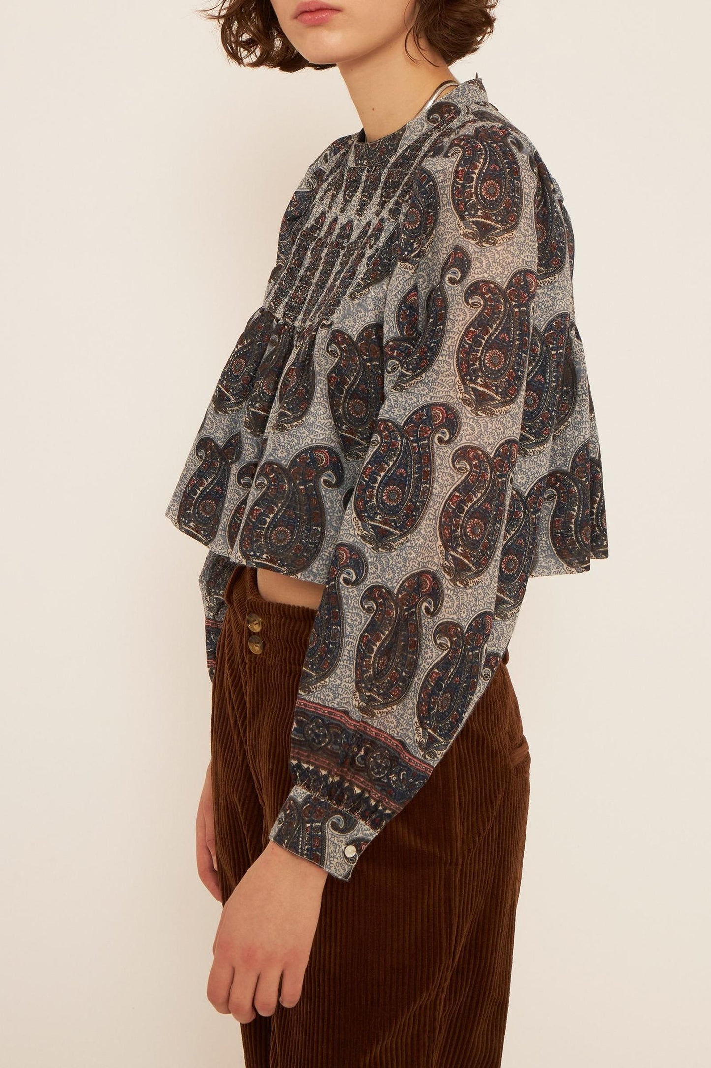 Elia cropped blouse