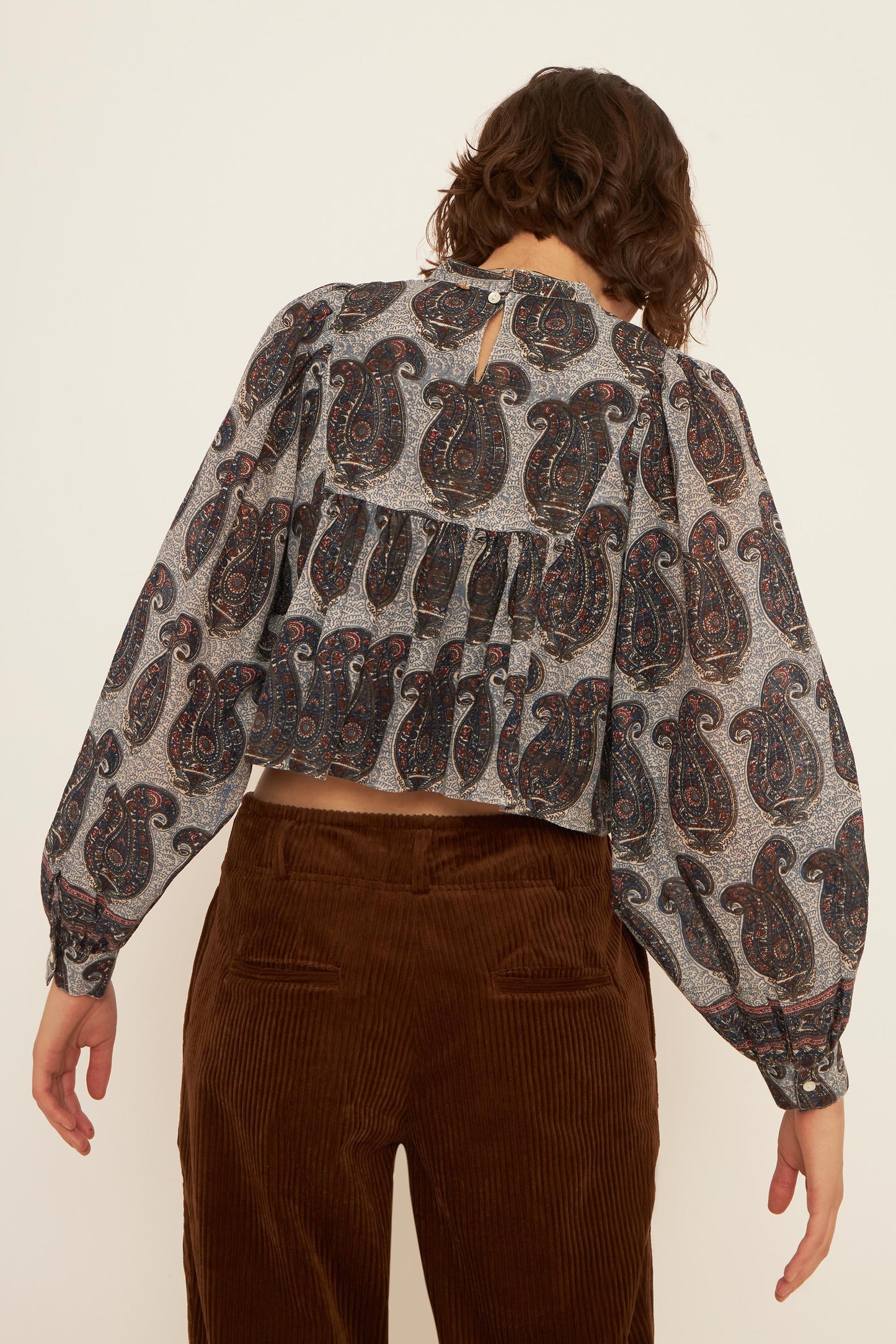 Elia cropped blouse