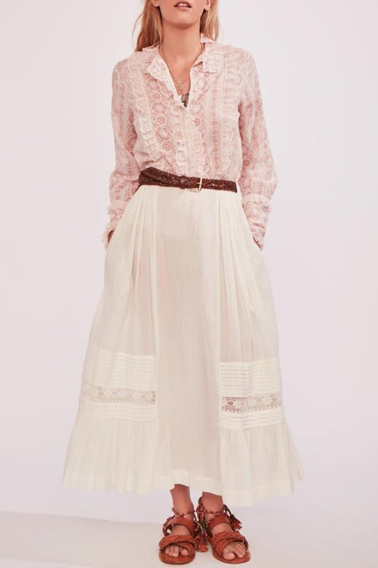 Angele Lace Long Skirt