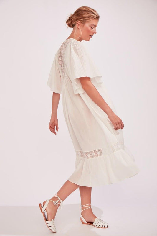 Angele Lace Midi Dress