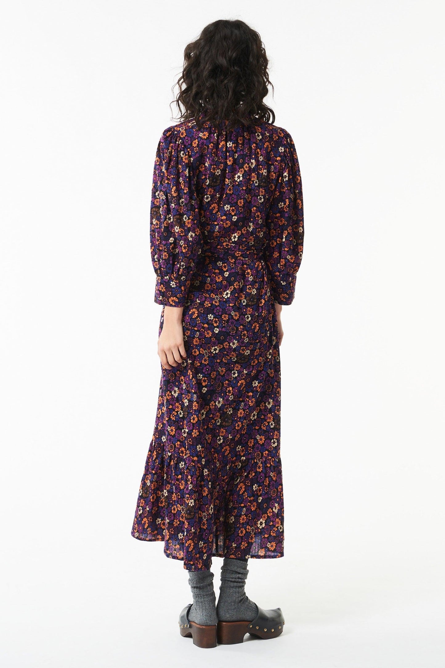 Paoli printed maxi dress - Purple