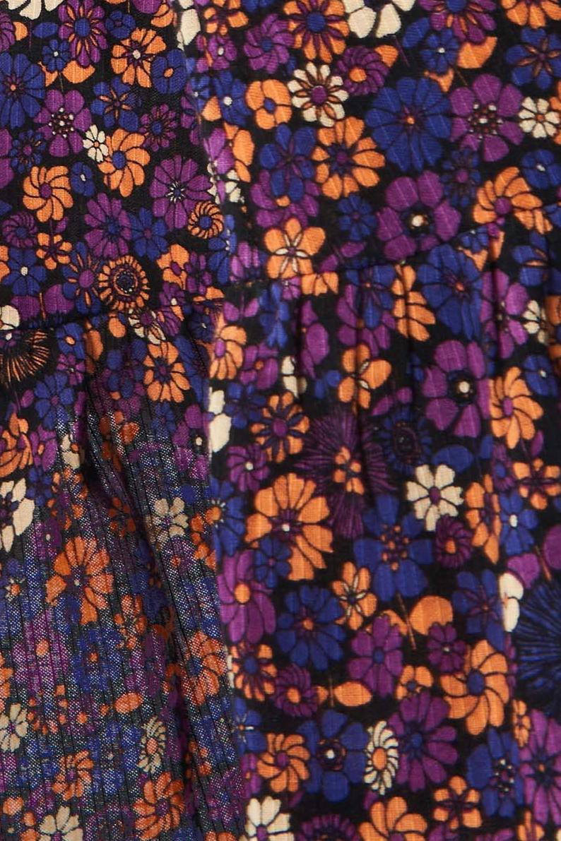 Paoli printed maxi dress - Purple