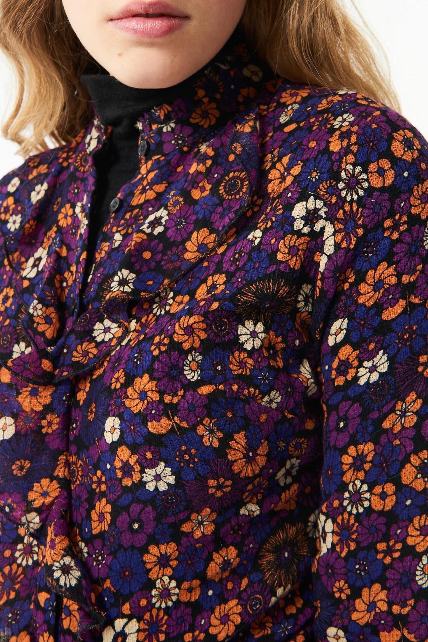 Paoli printed shirt - Purple