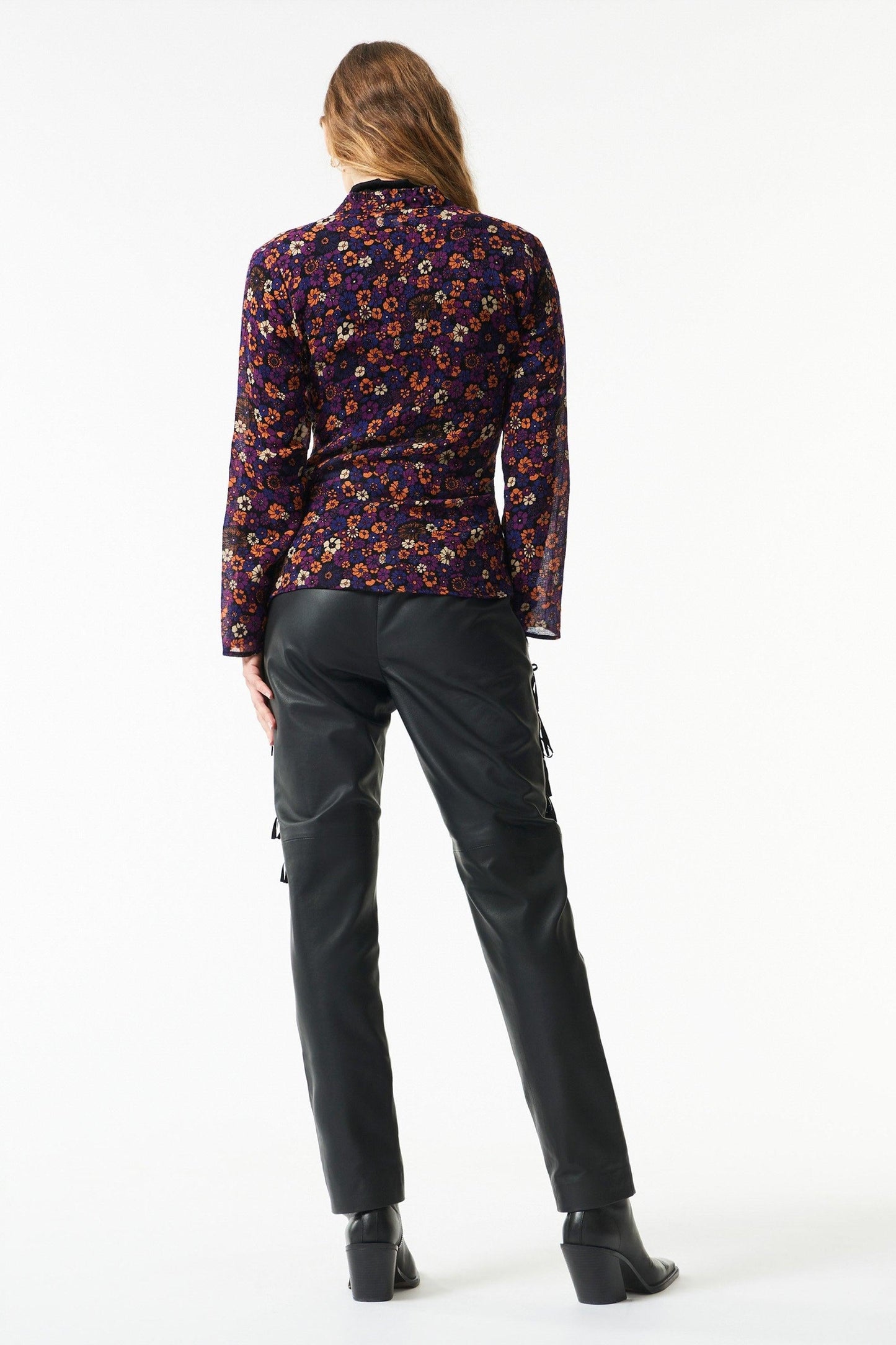 Paoli printed shirt - Purple