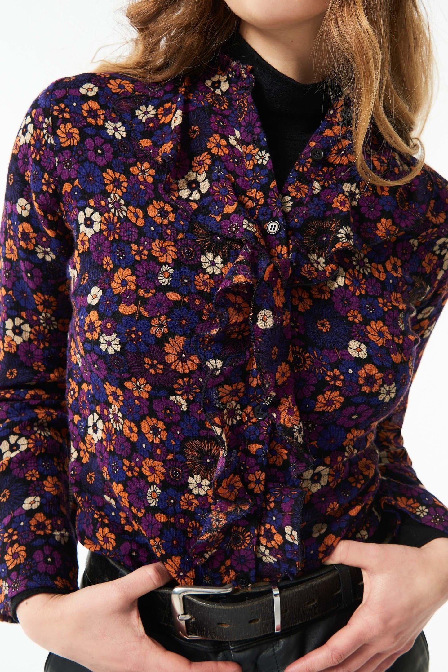 Paoli printed shirt - Purple