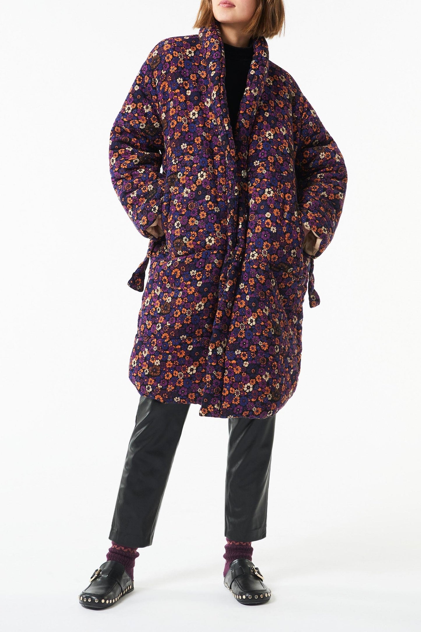 Paoli long coat - Purple