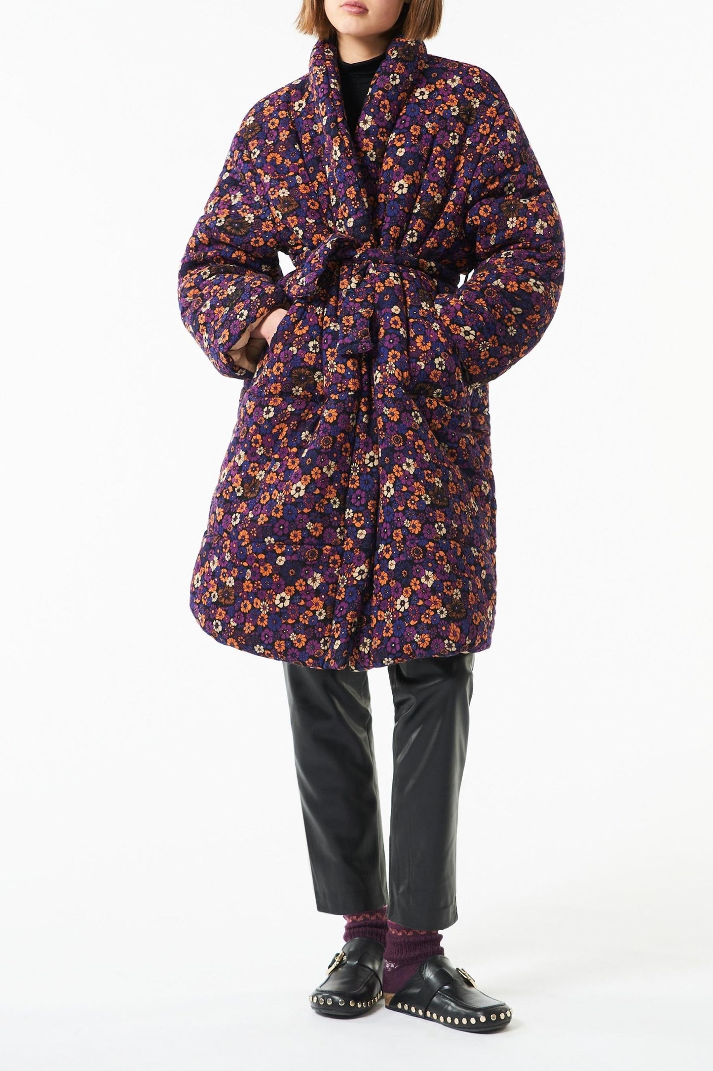 Paoli long coat - Purple