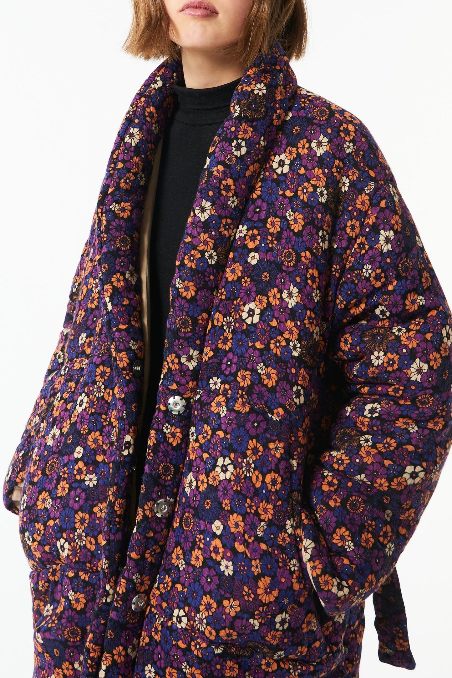 Paoli long coat - Purple