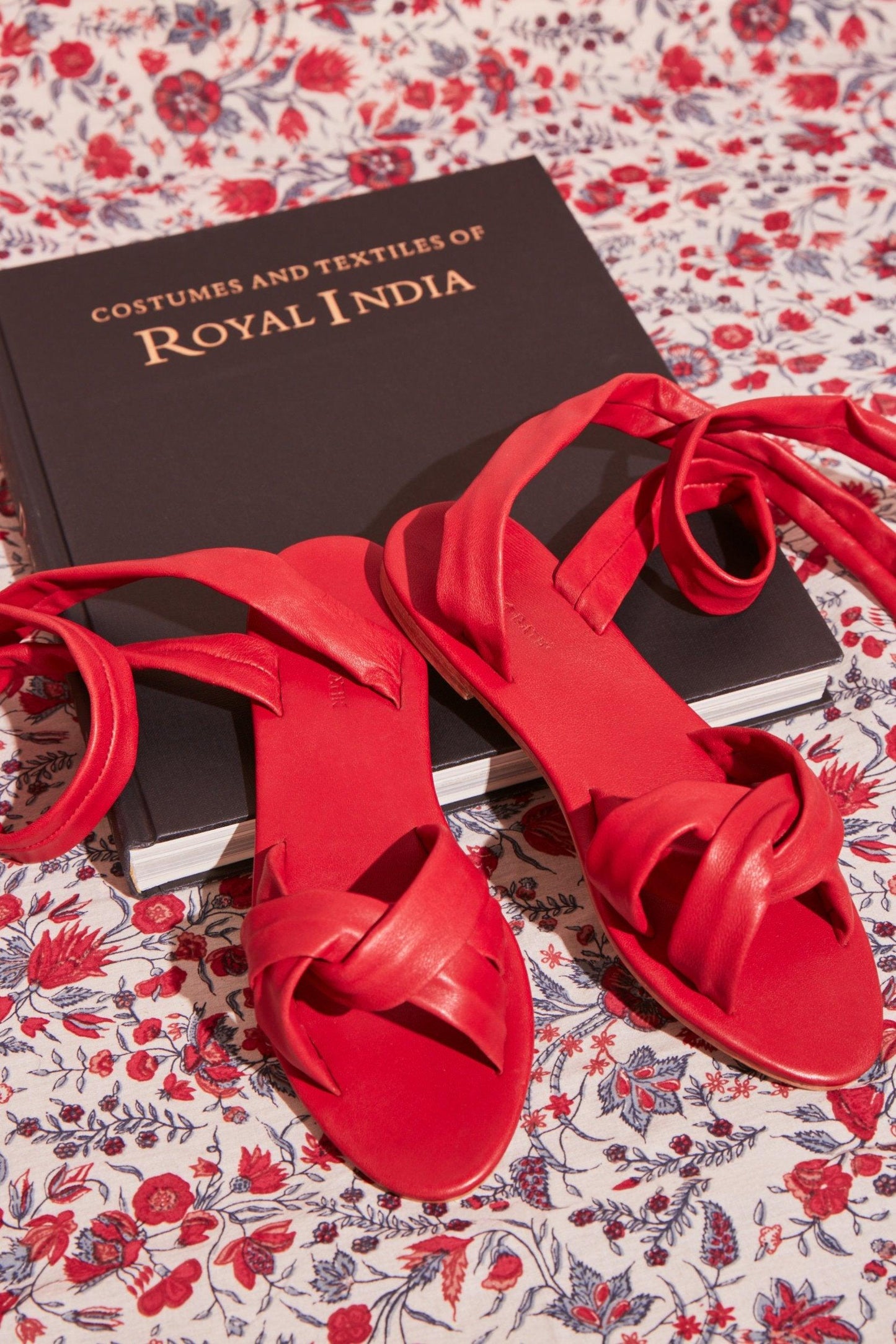 Adelia Red Sandals