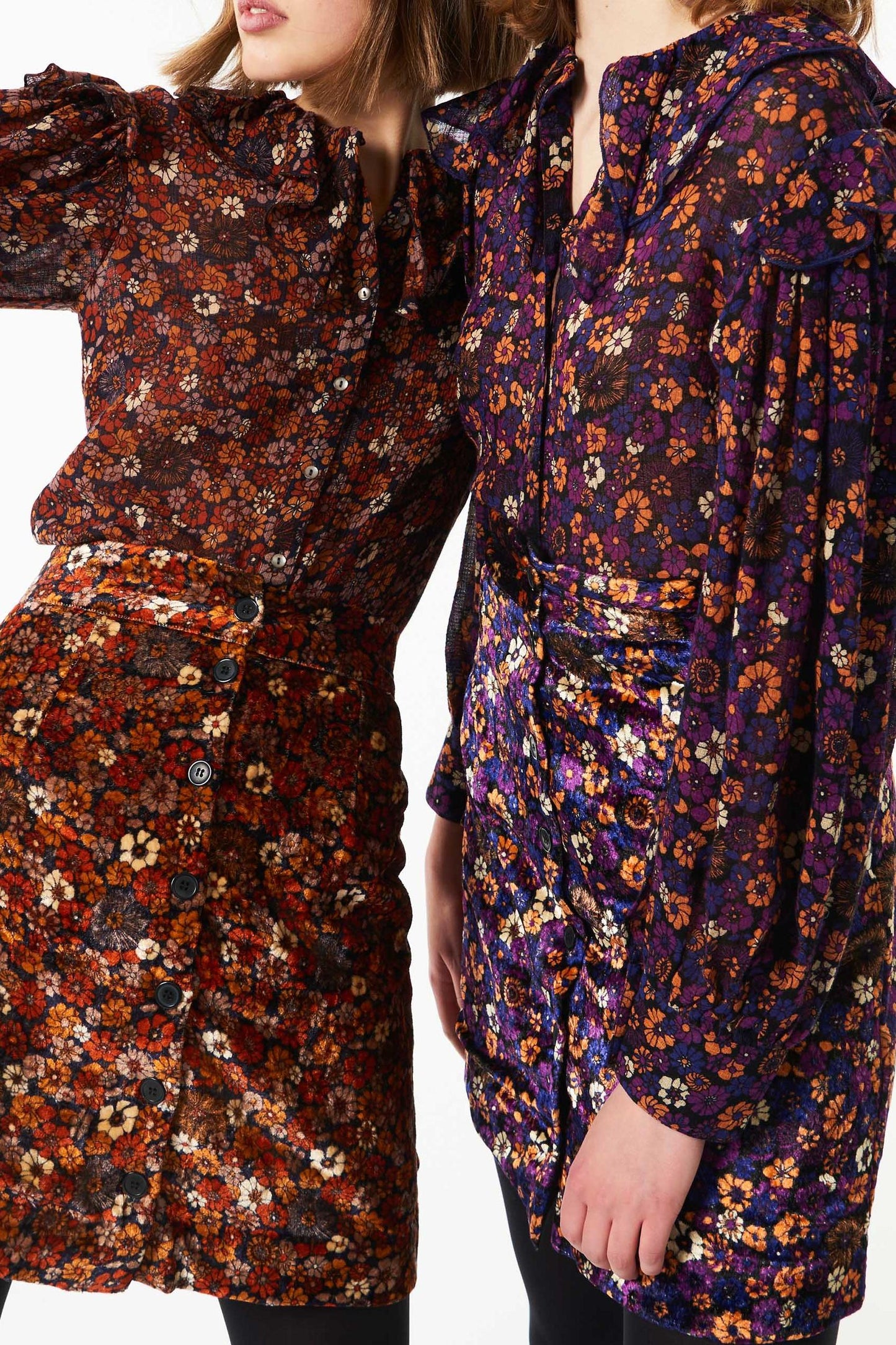 Paoli printed blouse - Purple