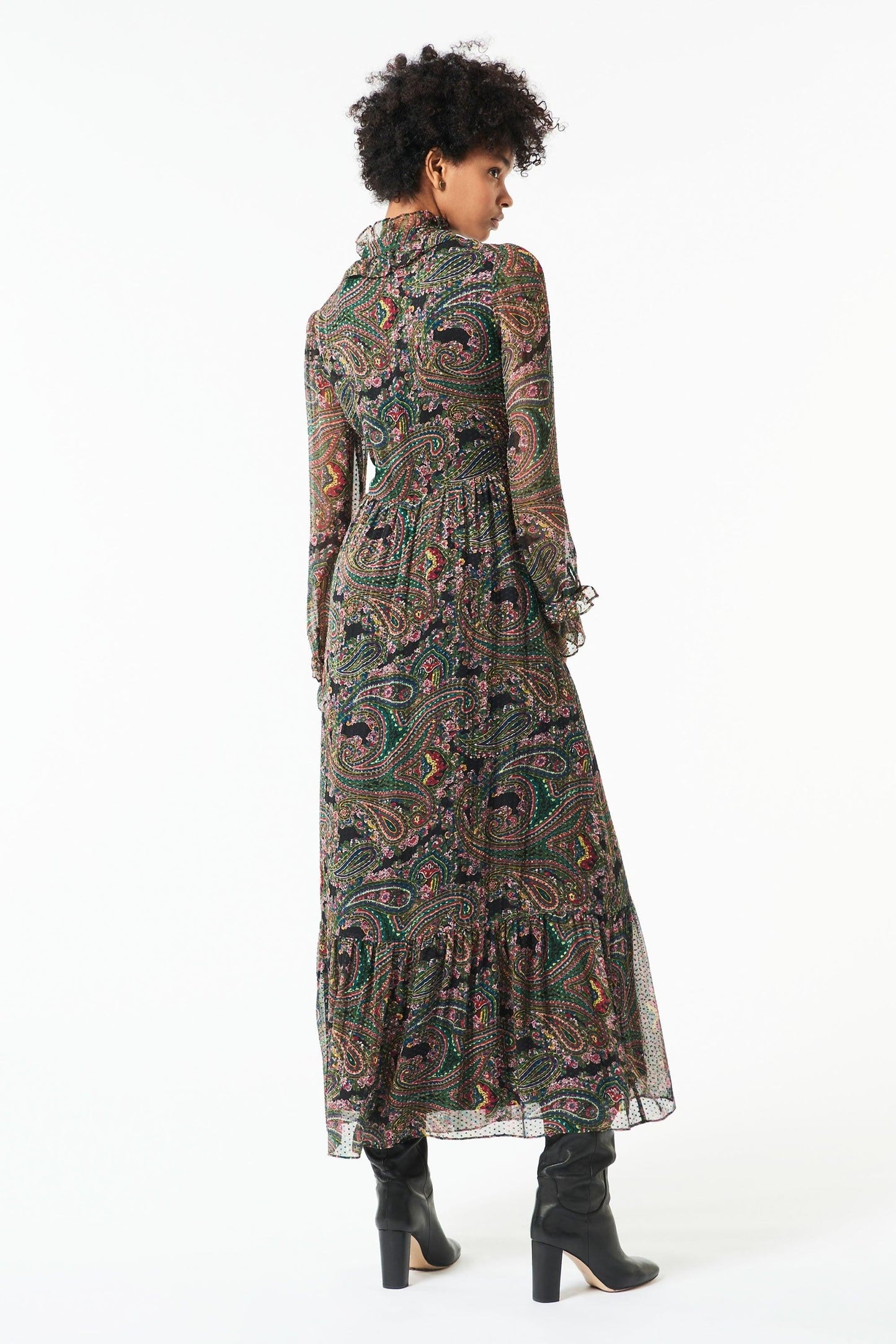 Odette silk maxi dress