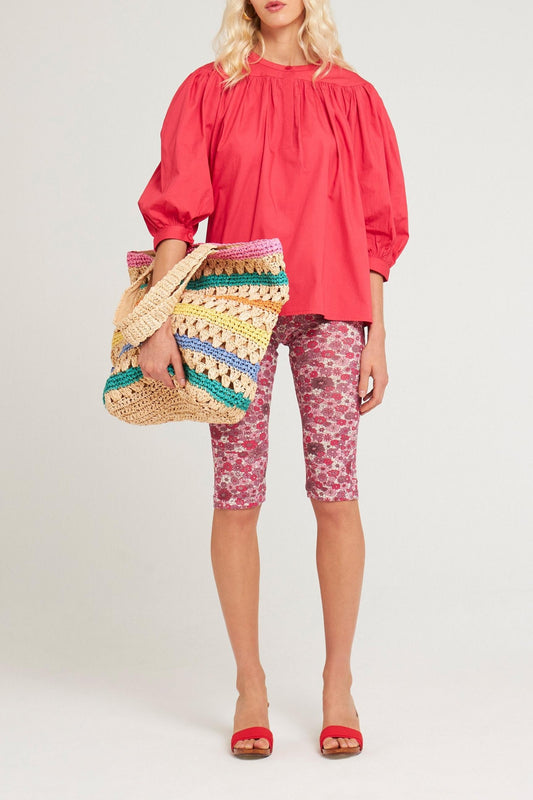 Bolso tote grande de rafia Yoli 