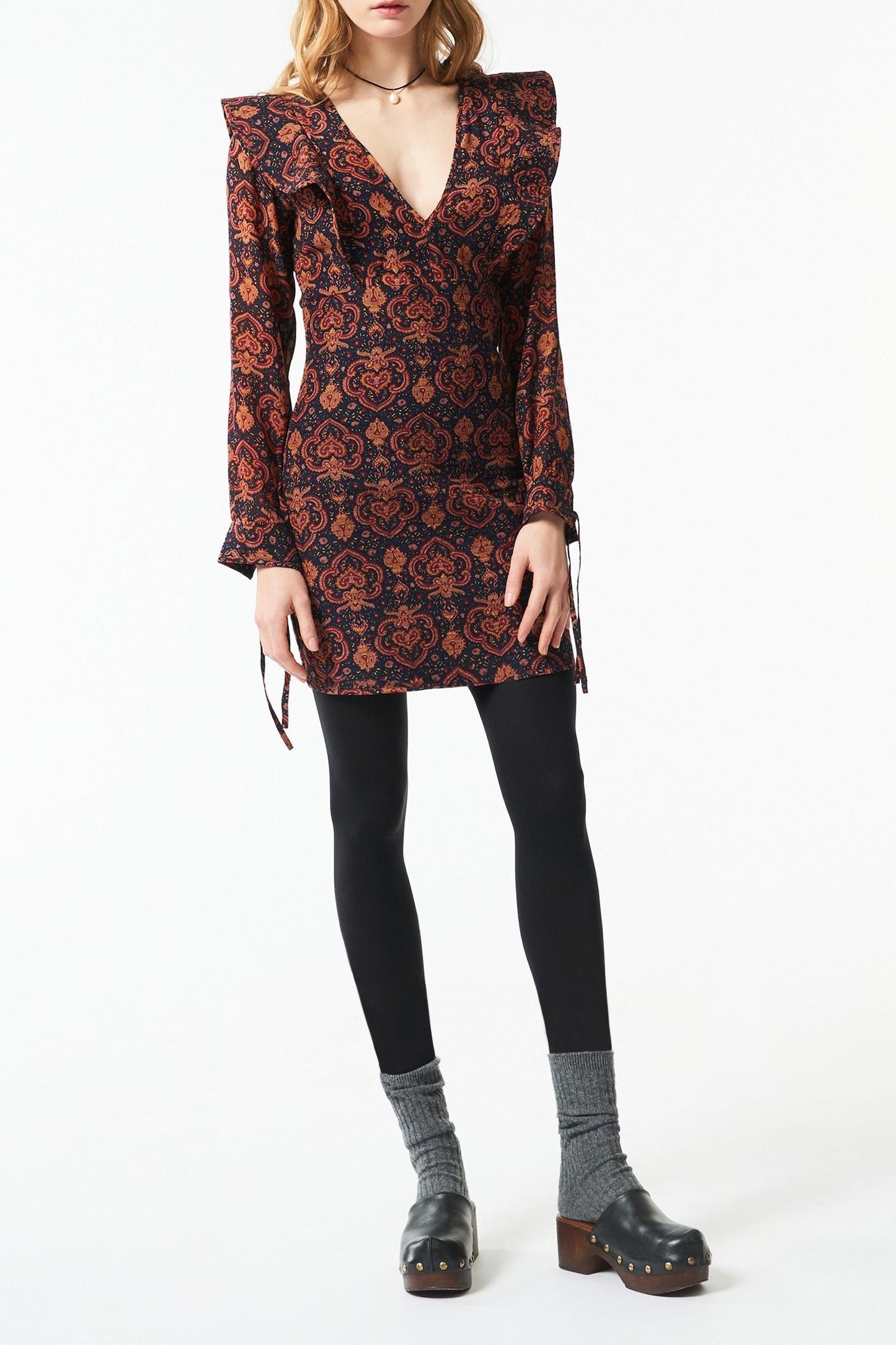 Mylo printed mini dress