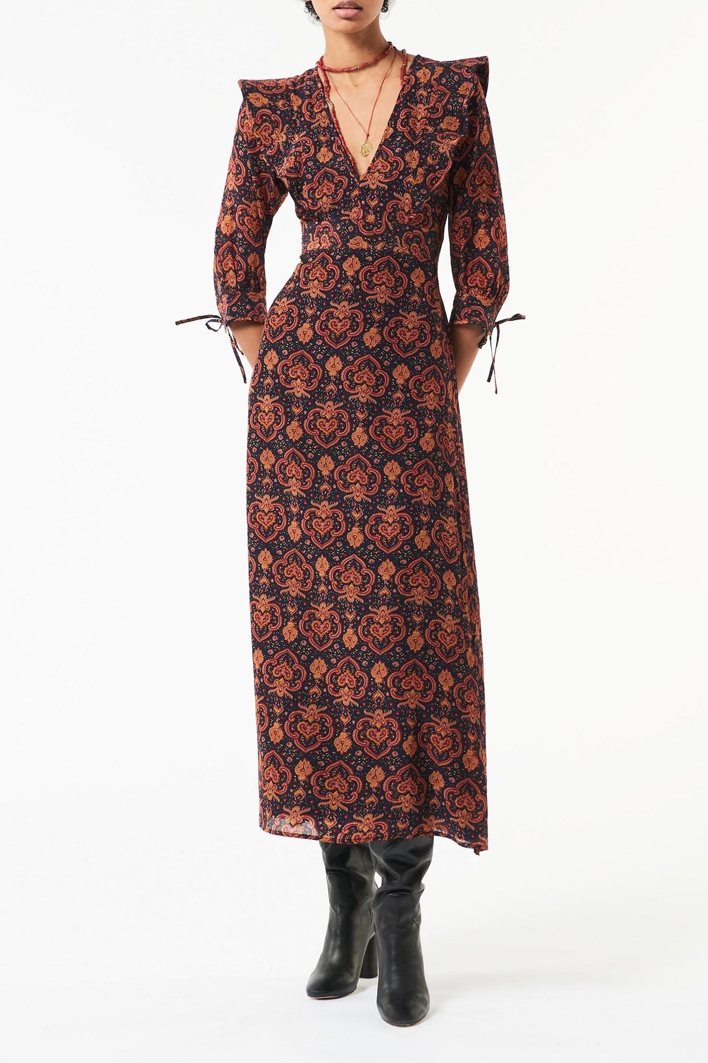 Mylo printed maxi dress