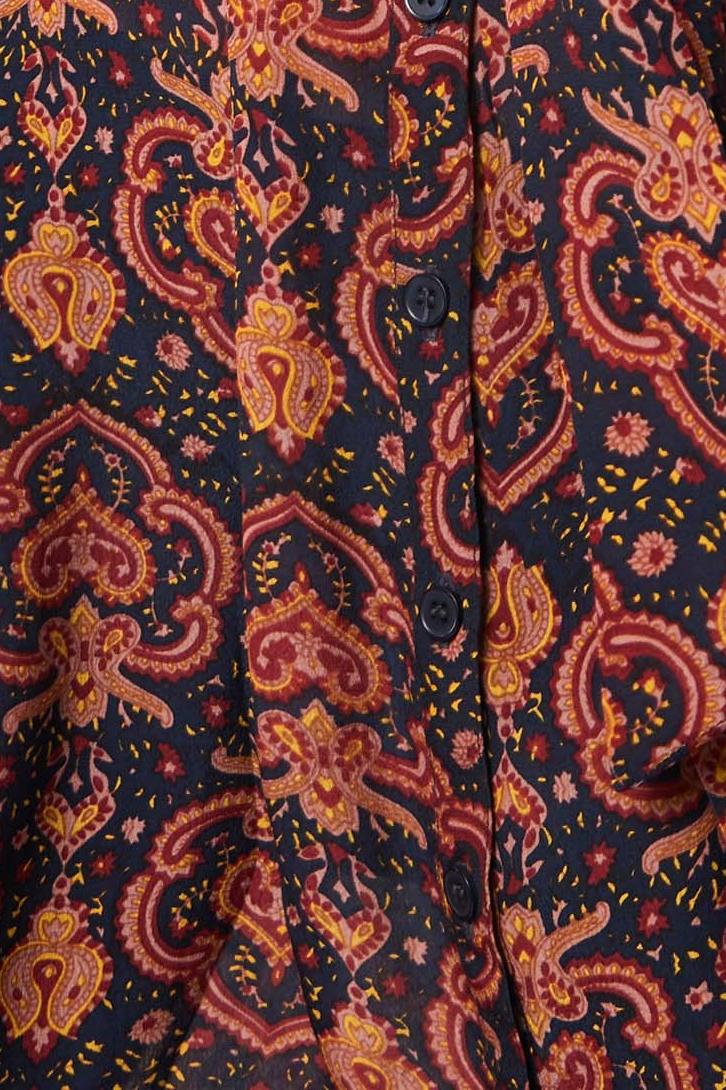 Mylo flowing printed dress