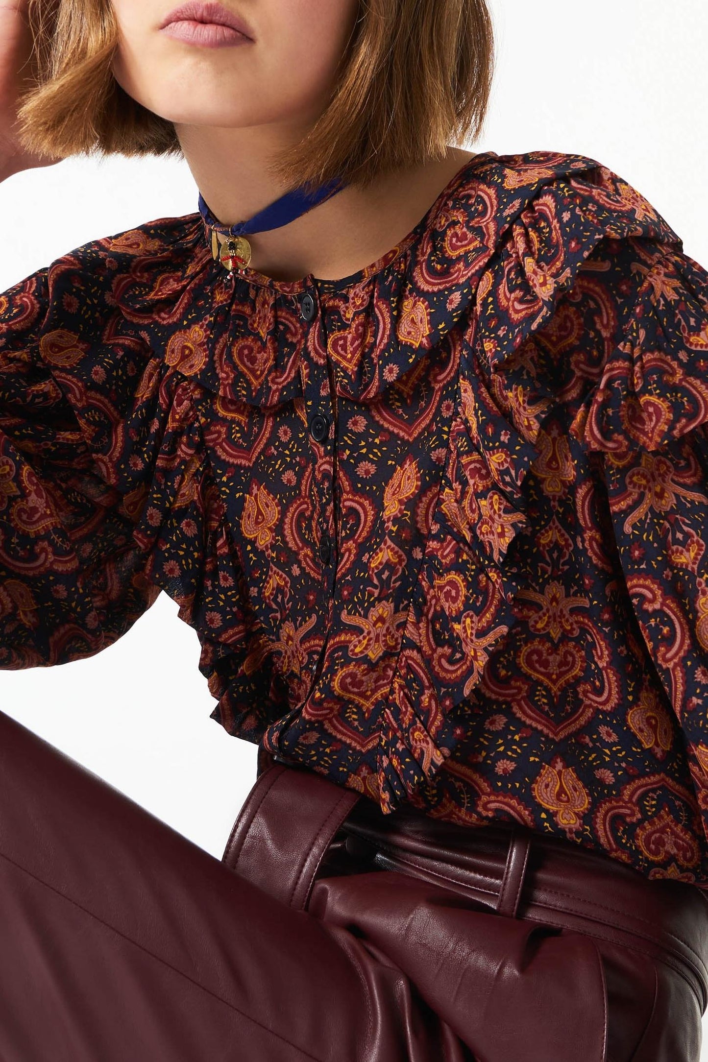 Mylo printed blouse