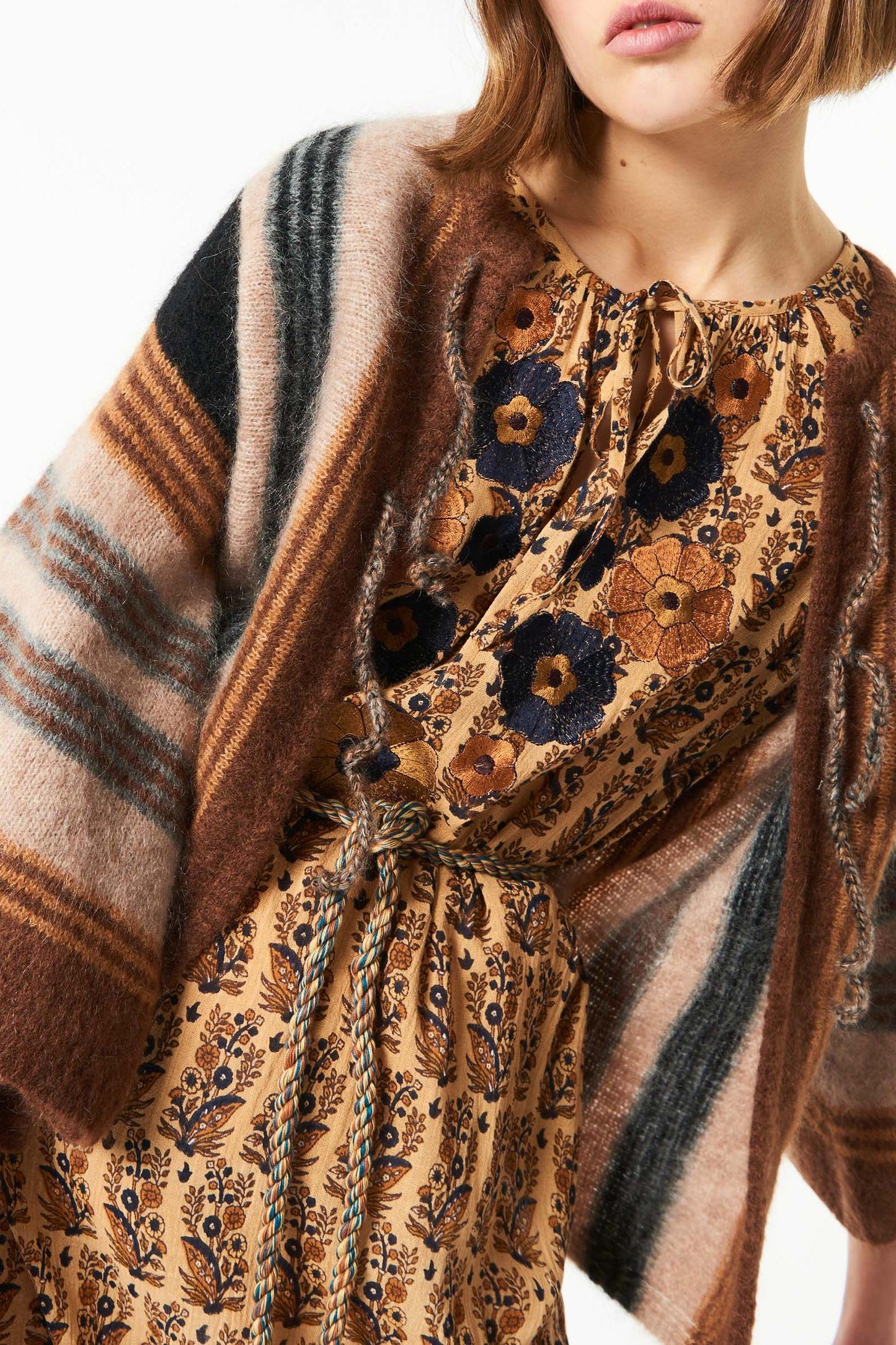 Moya mohair vest - Camel