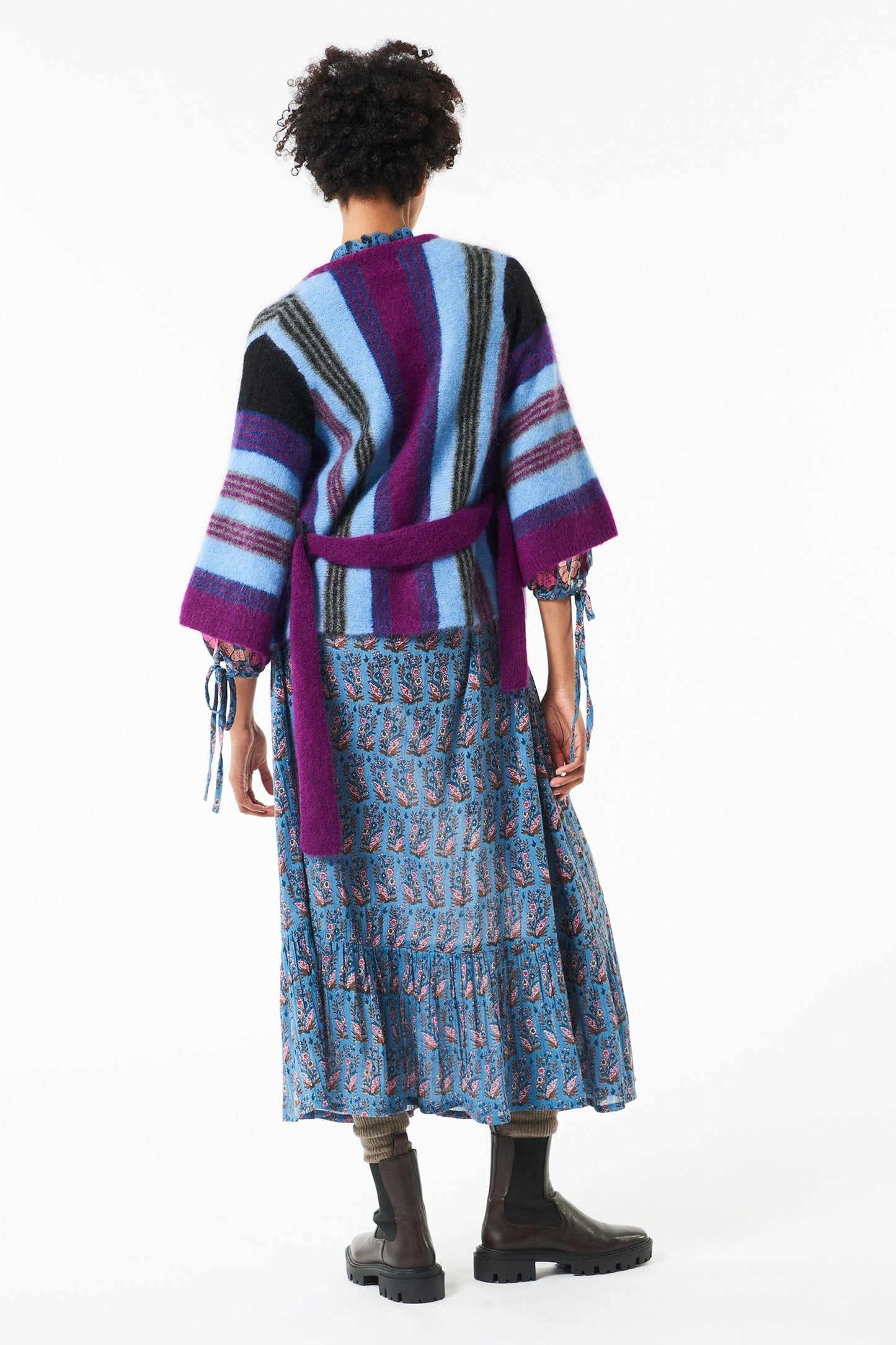 Moya mohair vest - Blue