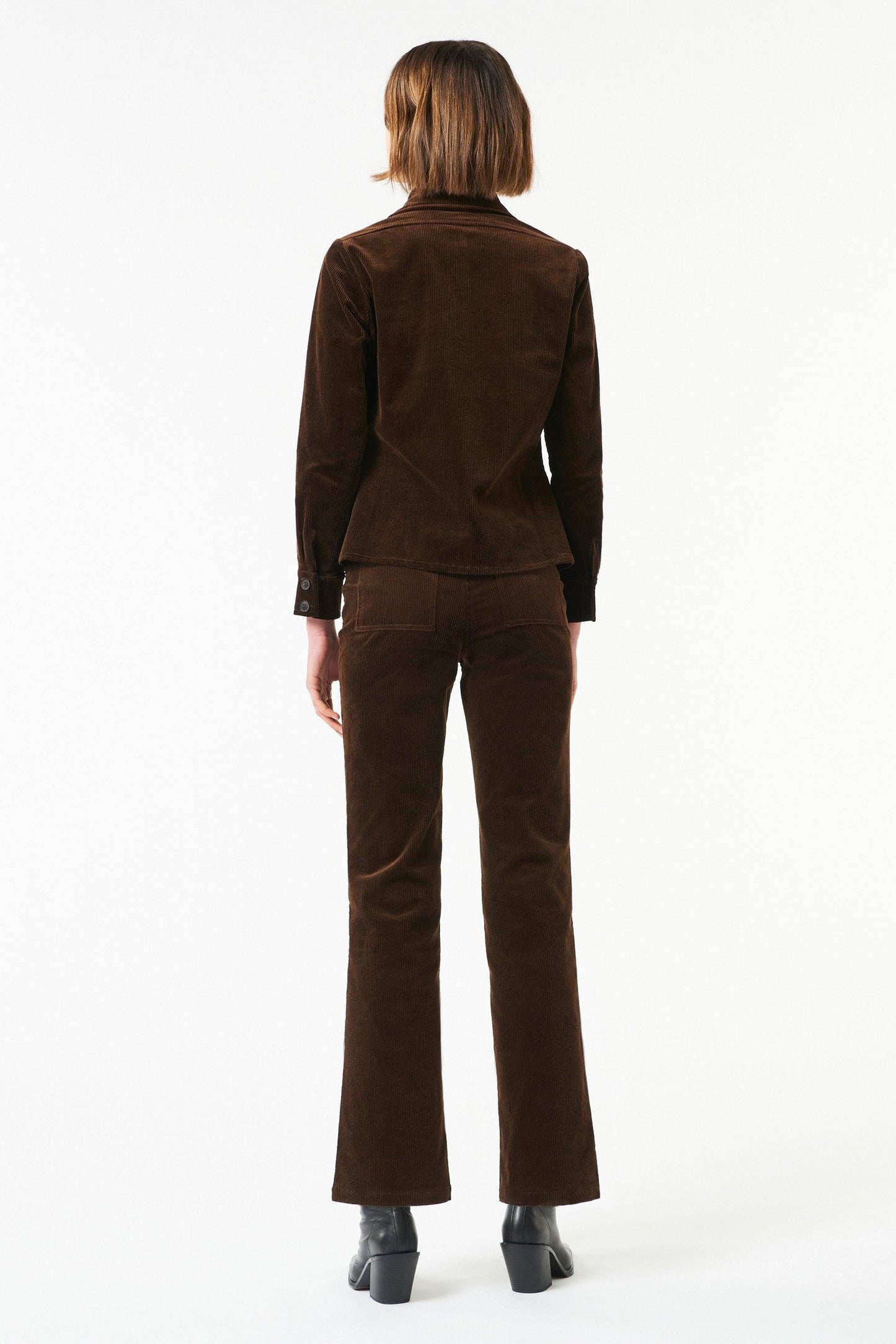 Moni velvet shirt - Brown