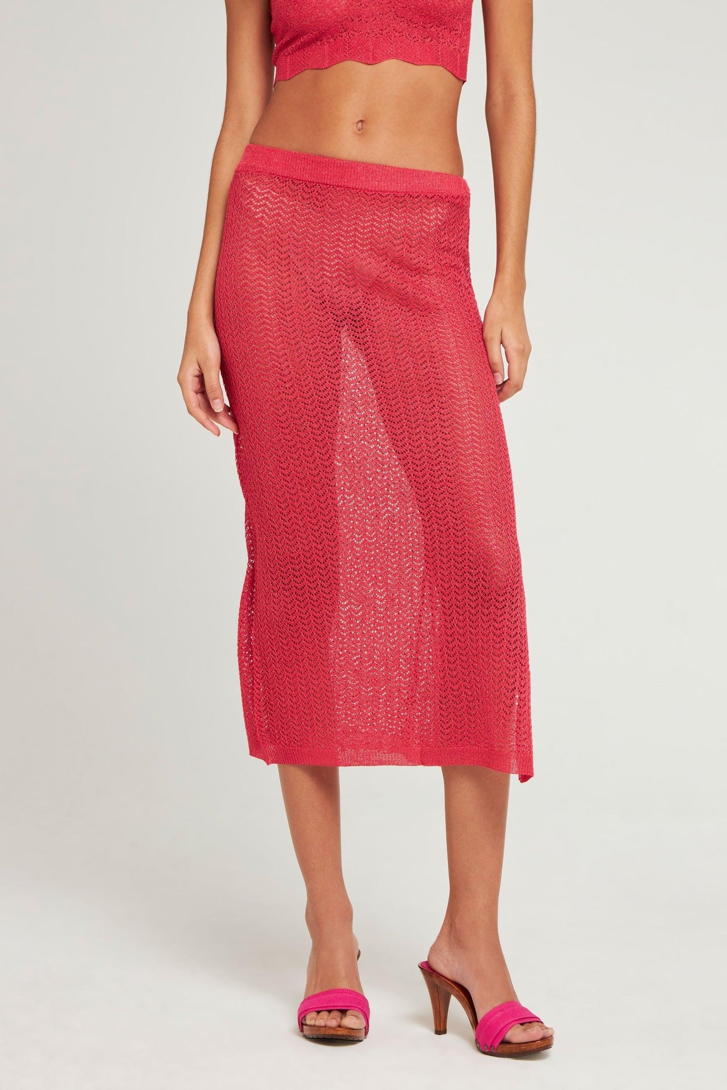 Jupe Shany corail