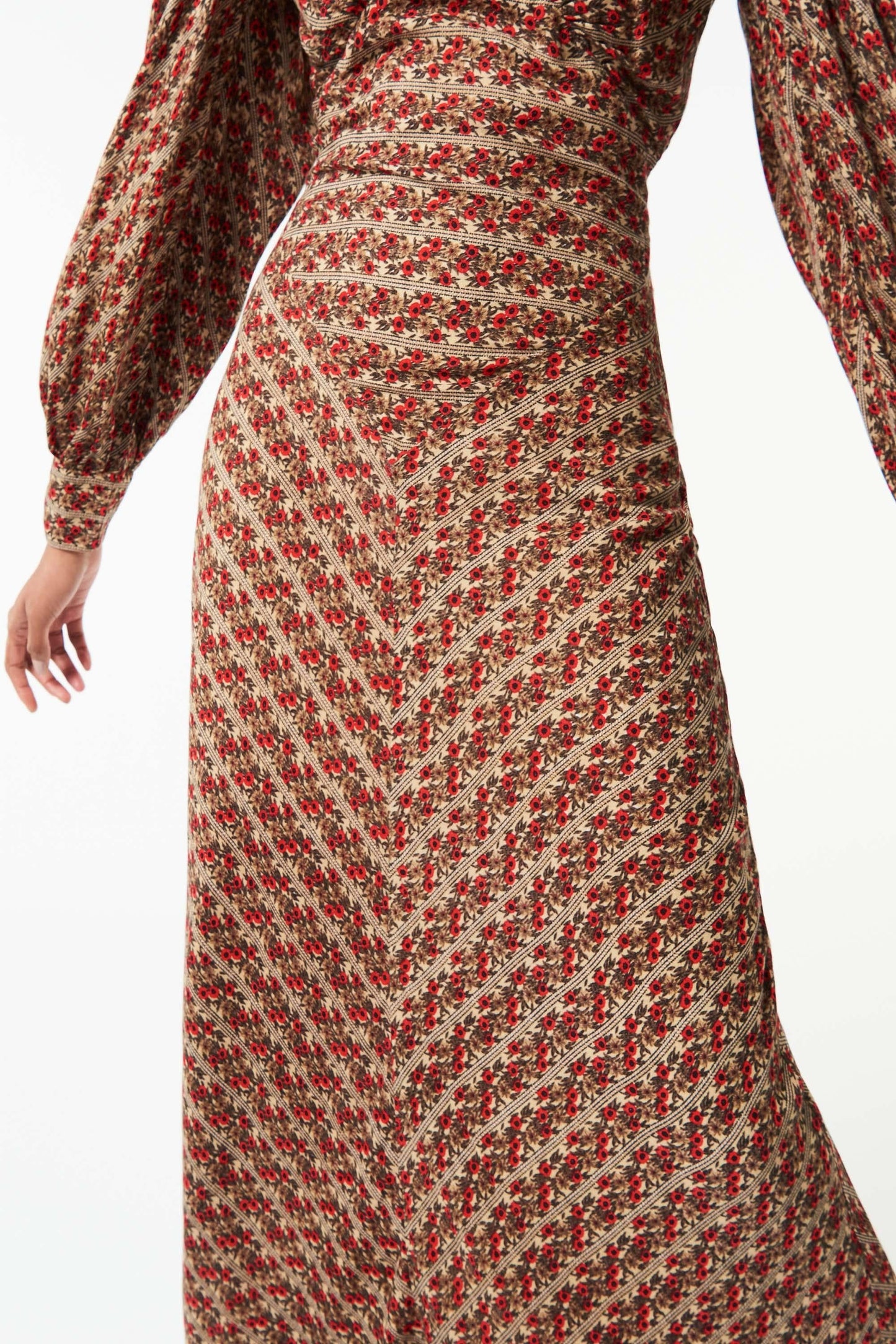 Mireille printed maxi dress