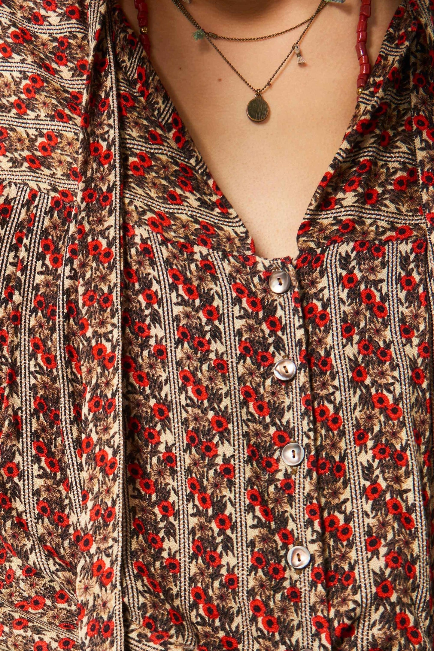 Mireille pussy bow collar blouse