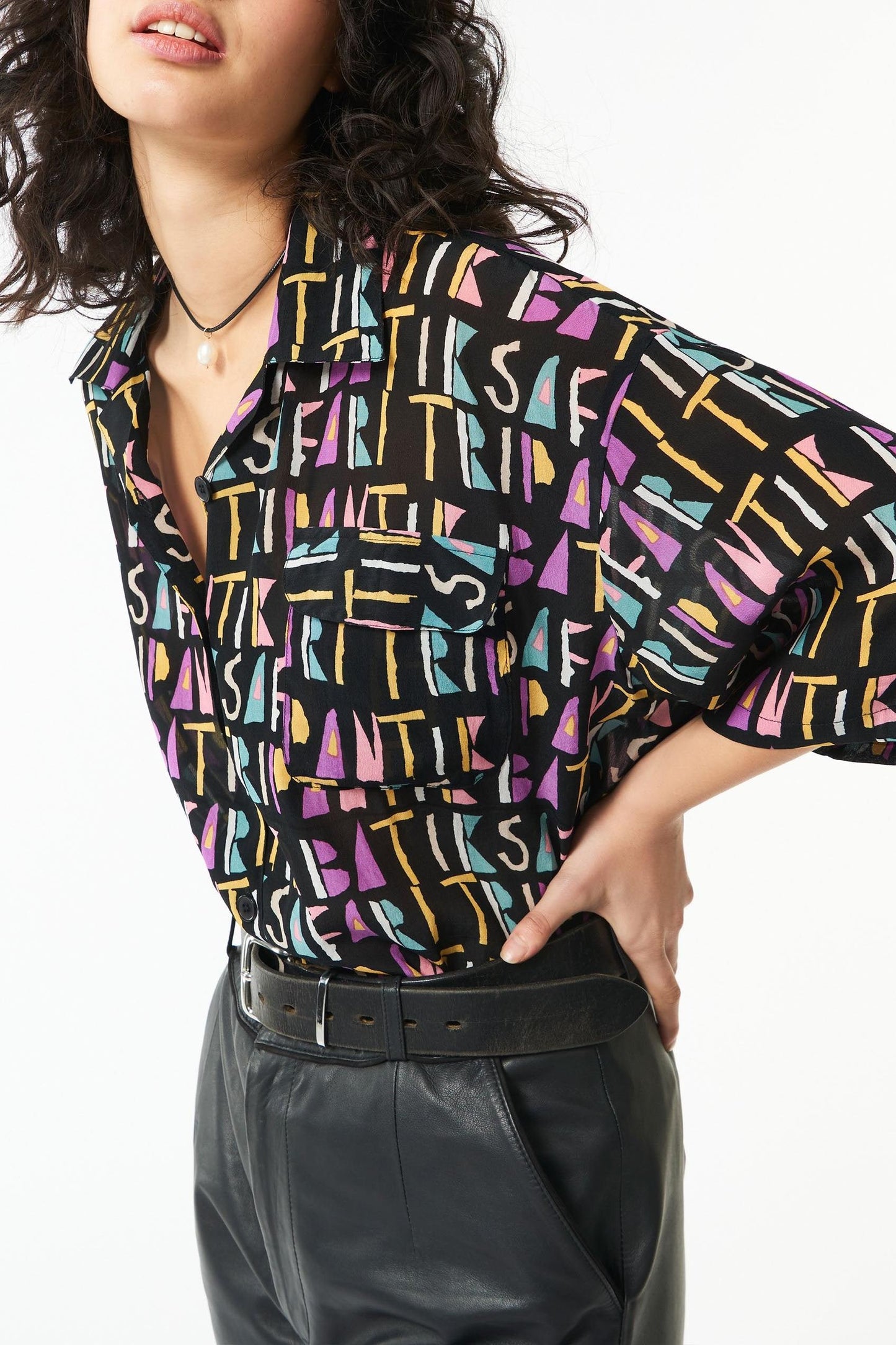 Chemise imprimée Micky