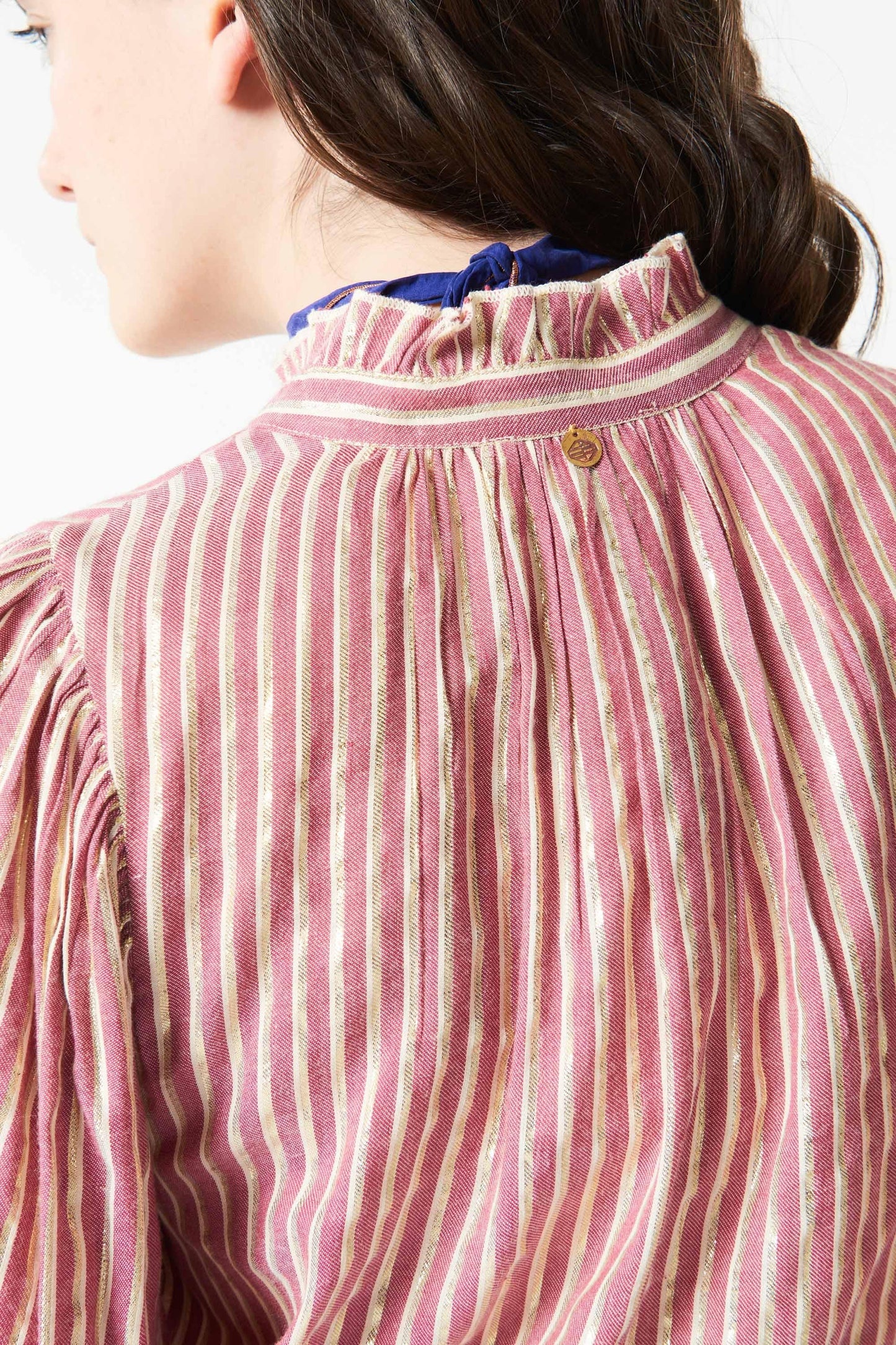 Meela striped blouse - Red