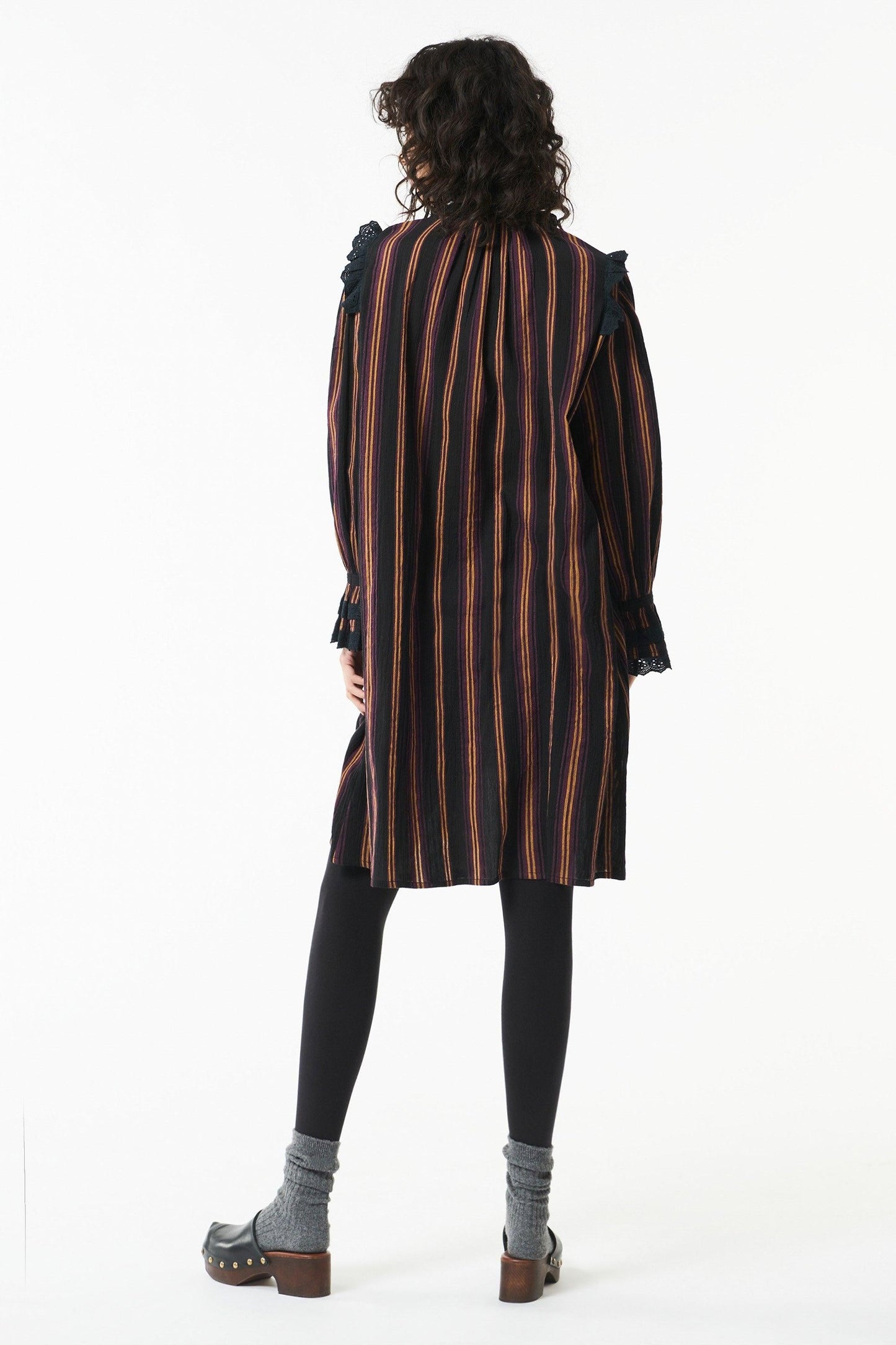 Matis embroidered dress - Black