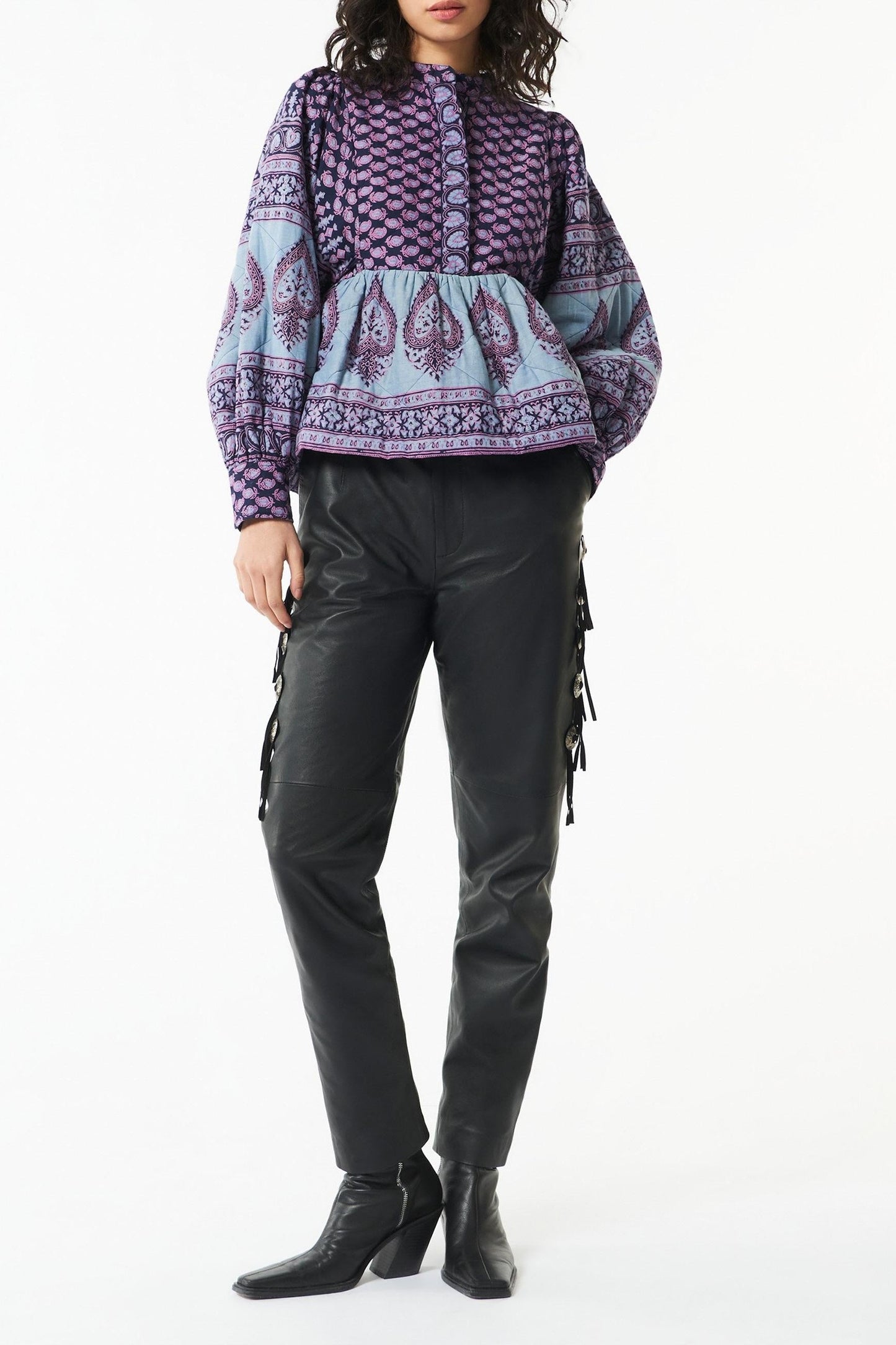 Maddy printed blouse