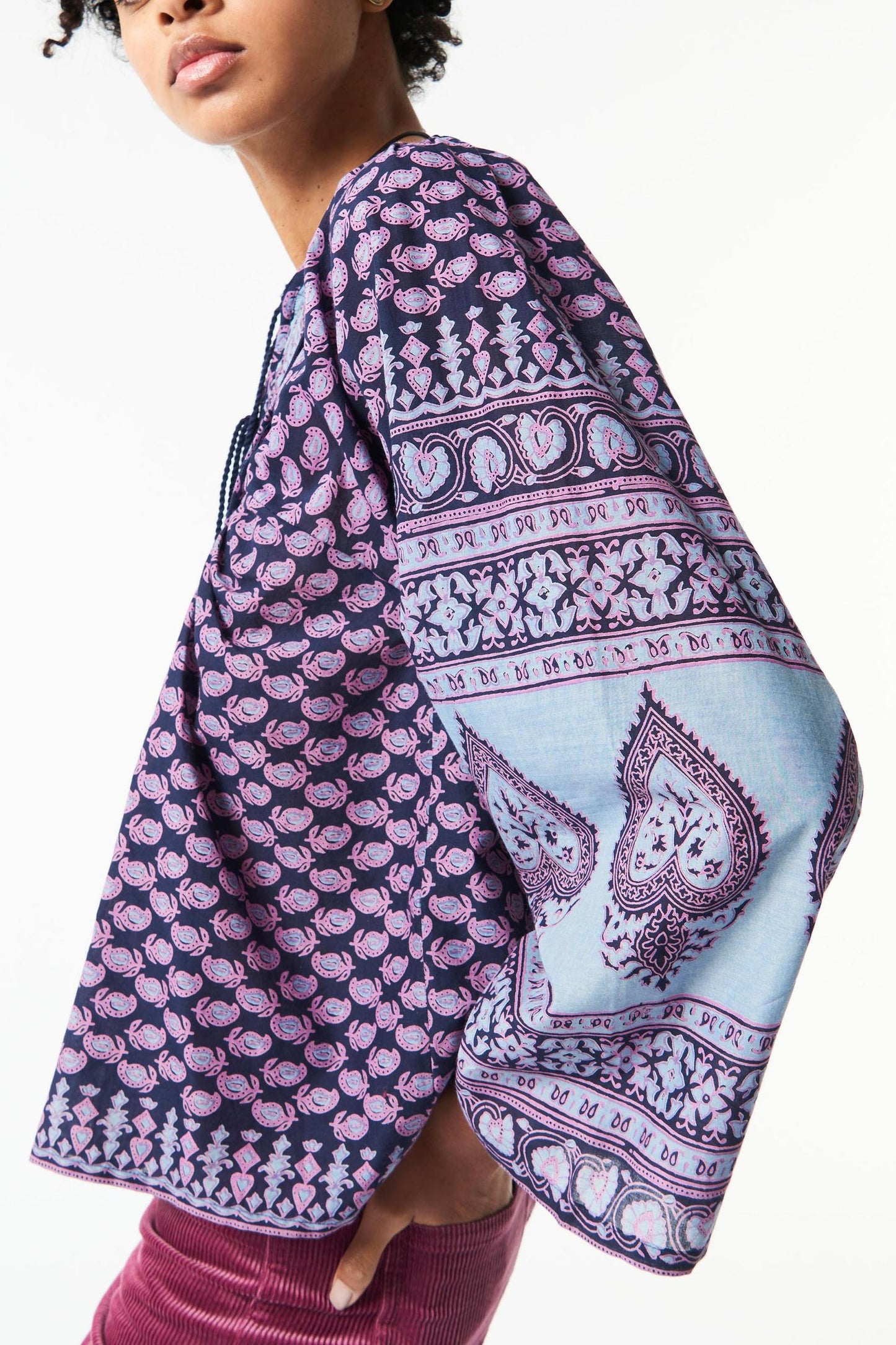 Maddy printed blouse