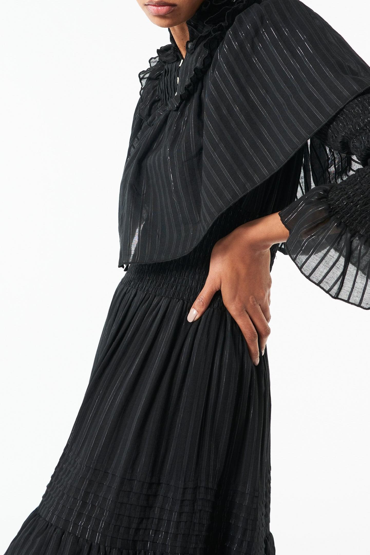 Louison lurex maxi dress
