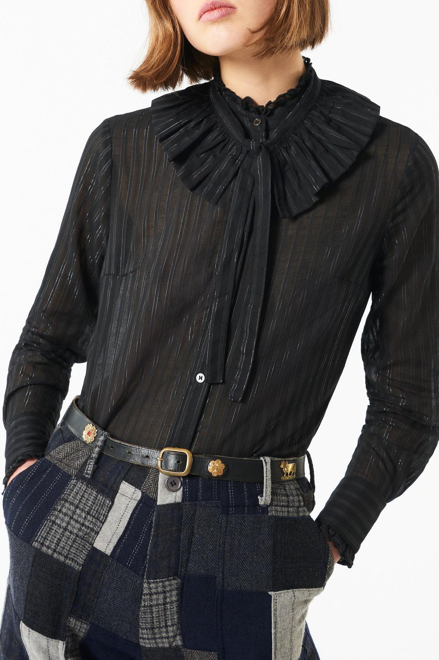 Louison lurex blouse