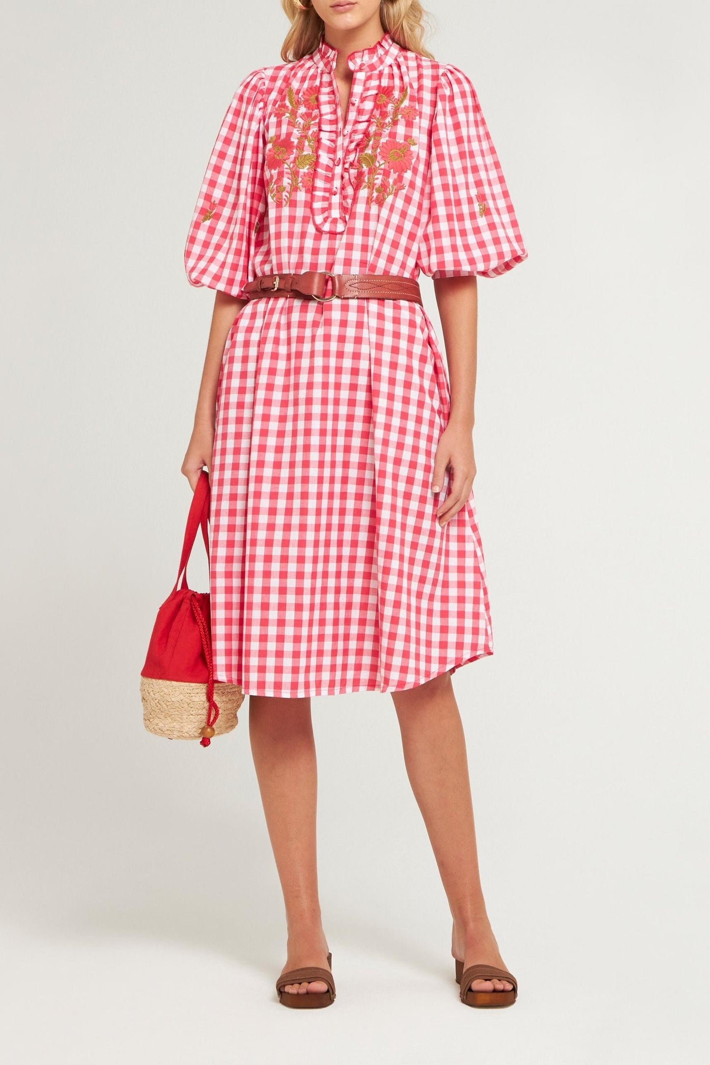 Polly embroidered dress