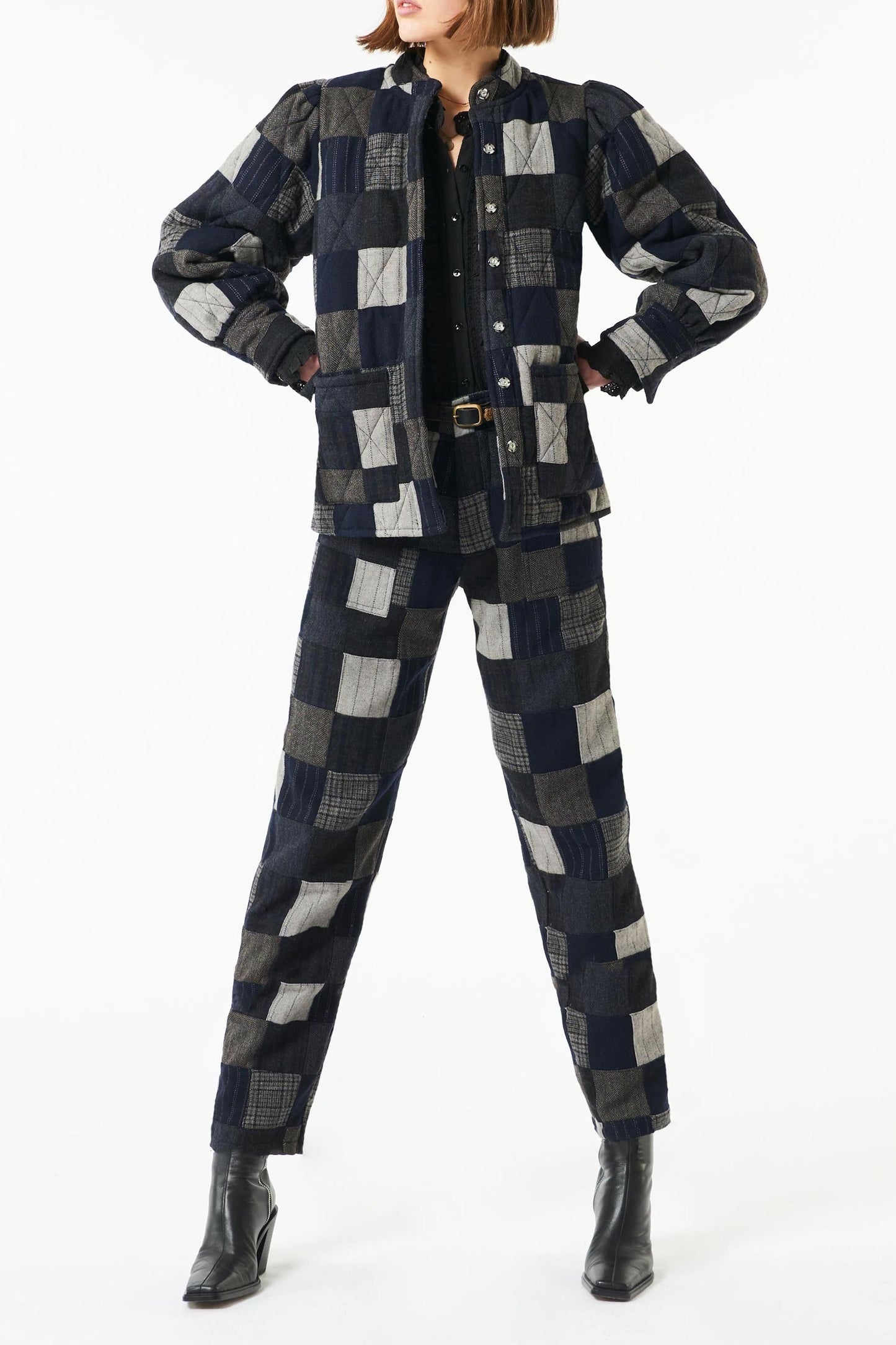 Lami patchwork pants