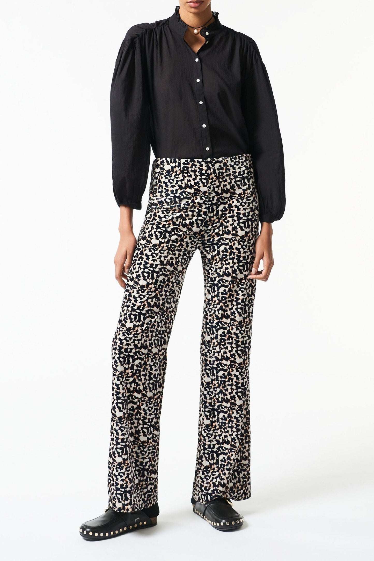 Lalo flowing blouse - Black