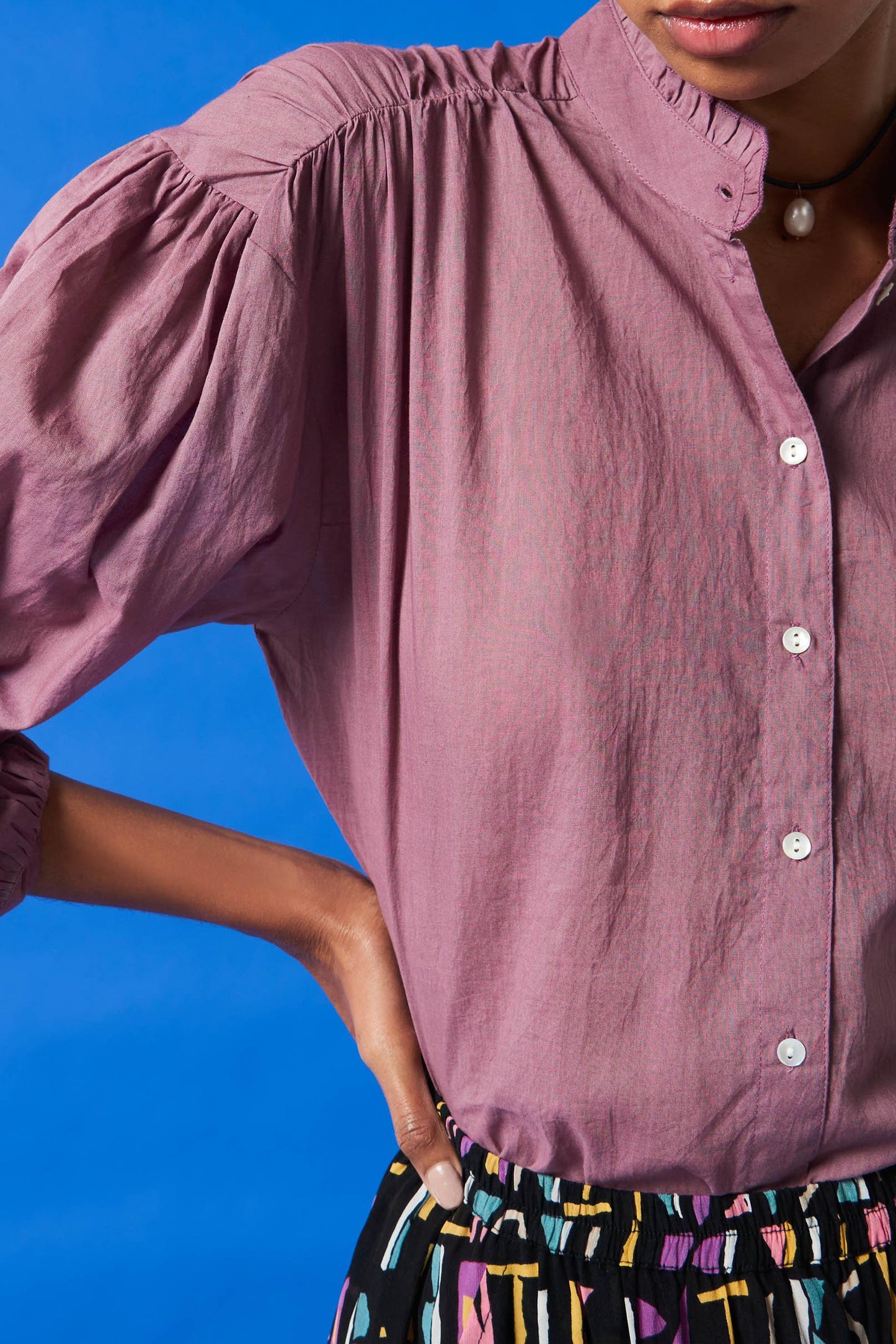 Lalo fluid blouse - Old pink