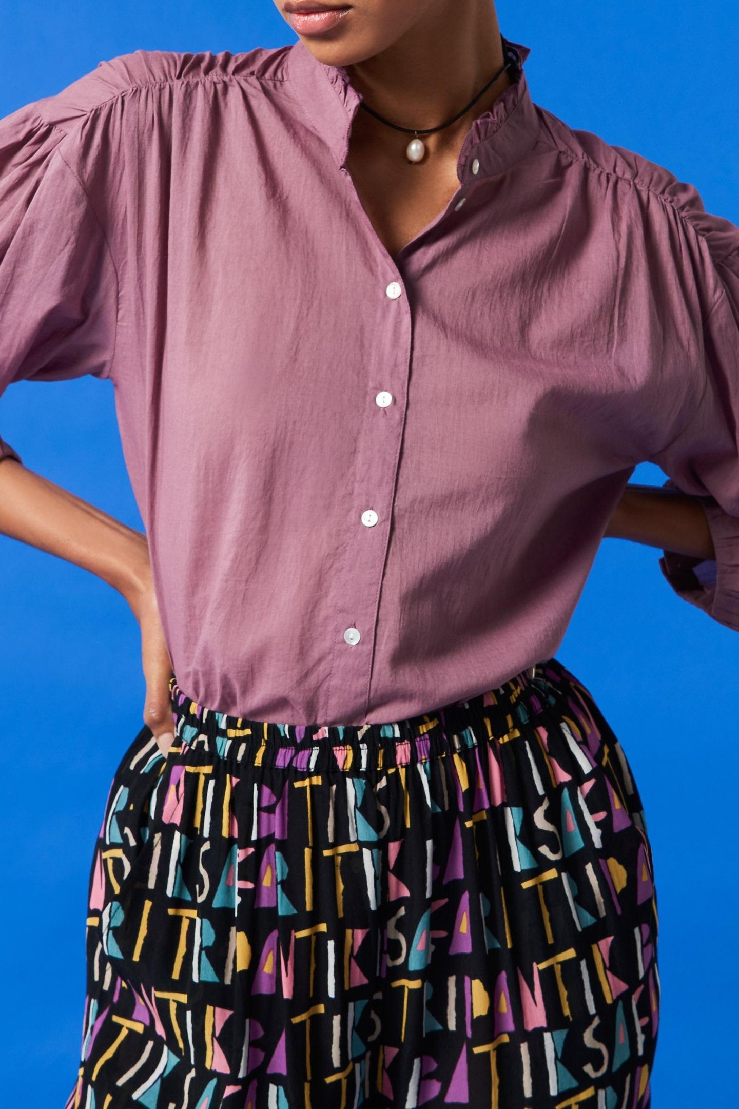 Lalo fluid blouse - Old pink