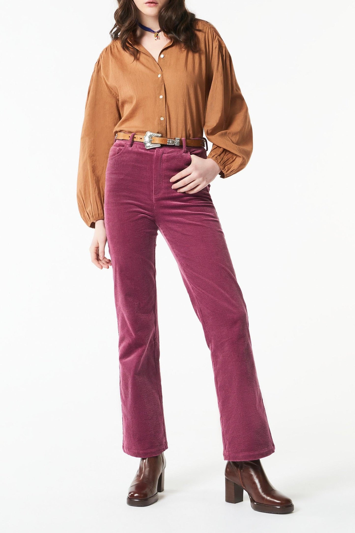 Lalo flowing blouse - Rust